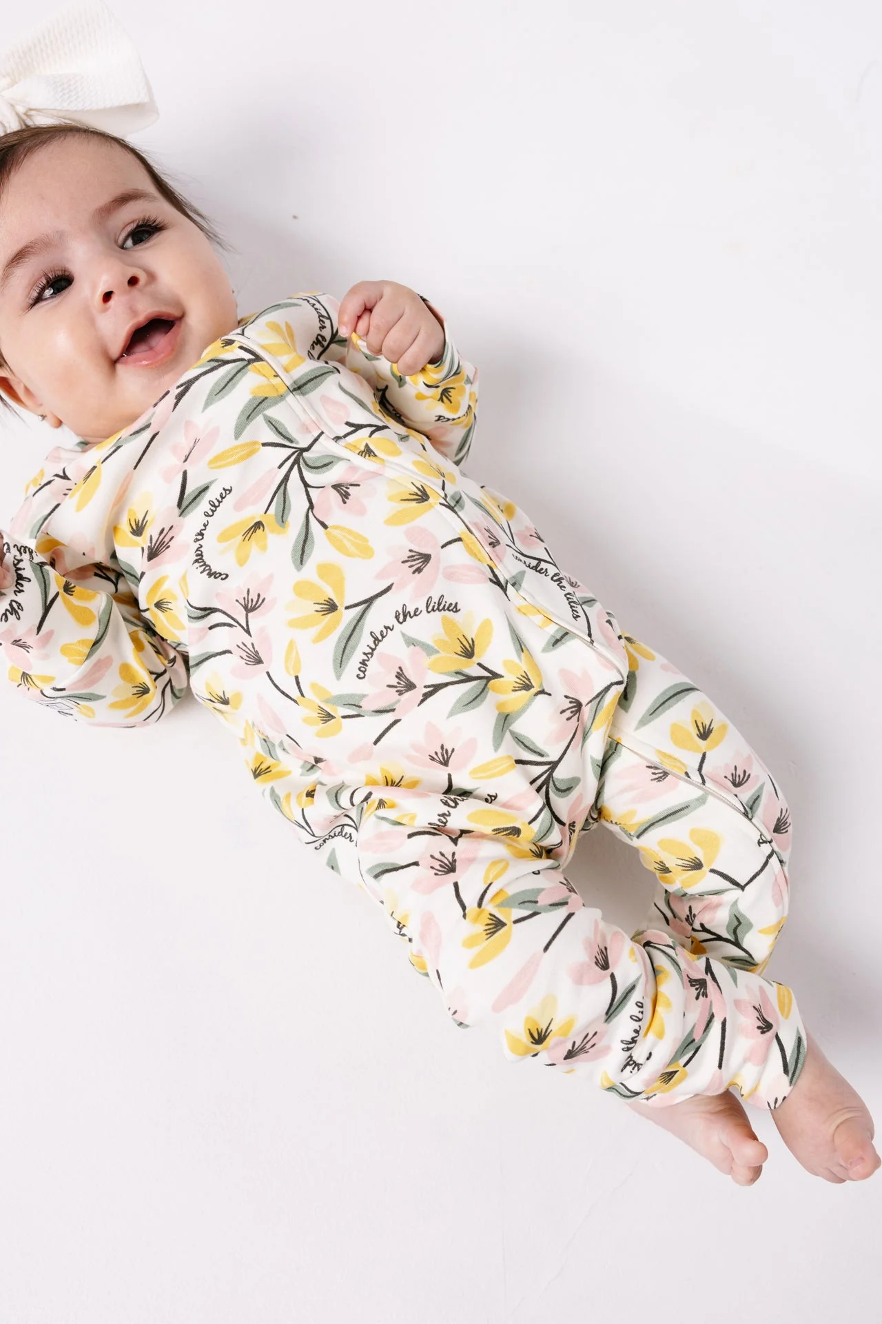 Consider the Lilies Footless Onesie Cotton - Image 2