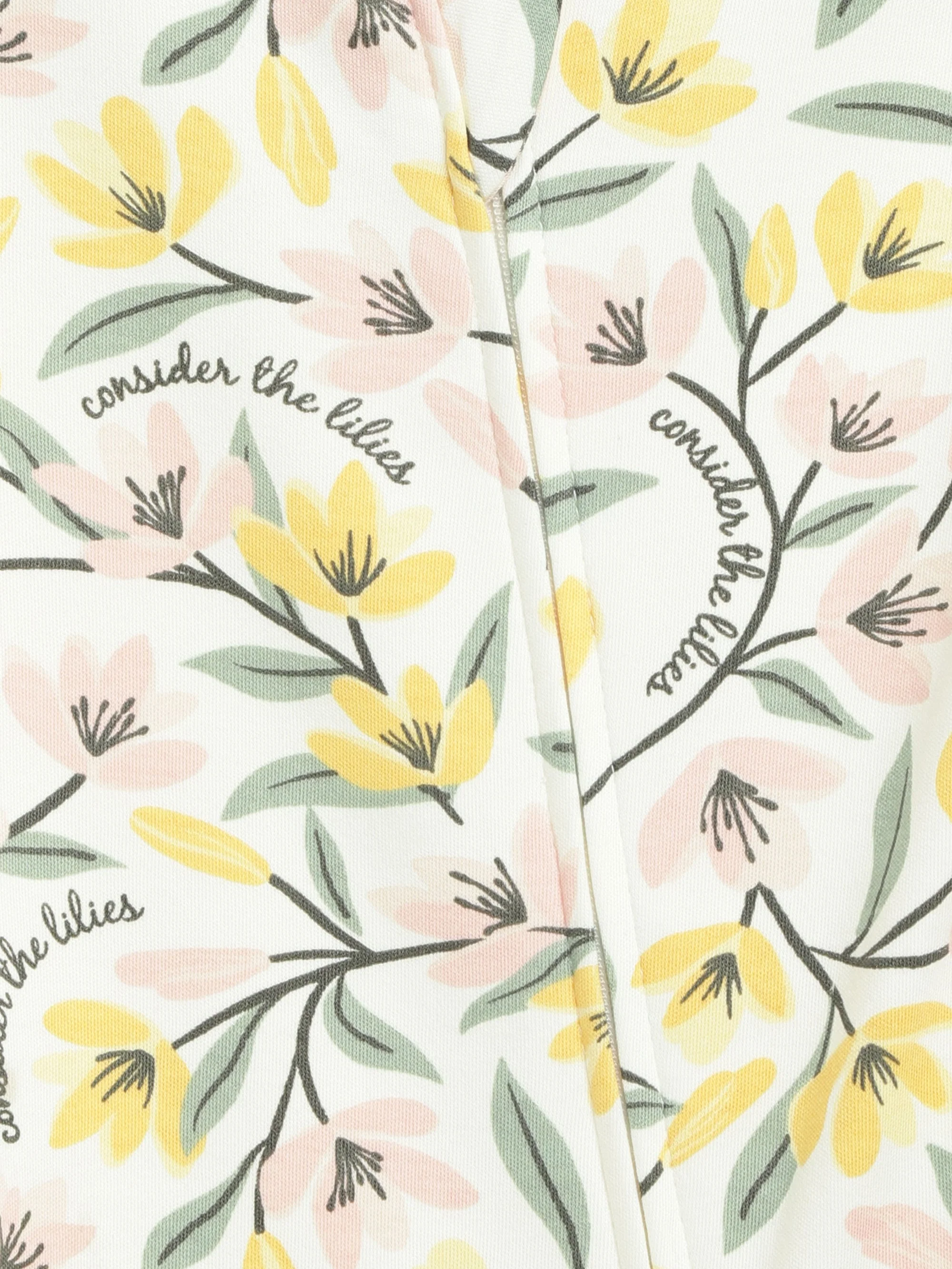 Consider the Lilies Footless Onesie Cotton - Image 4
