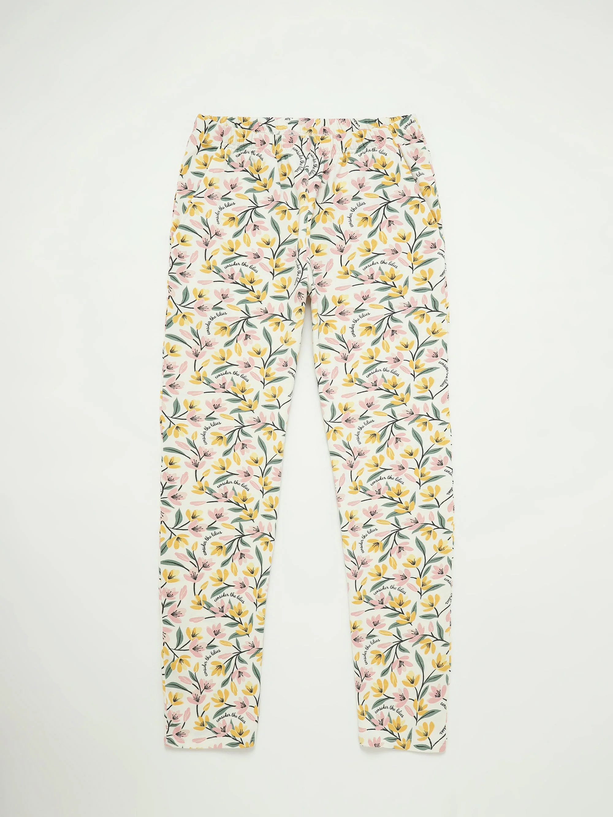 Consider the Lilies Women's PJ Set Cotton - Image 3