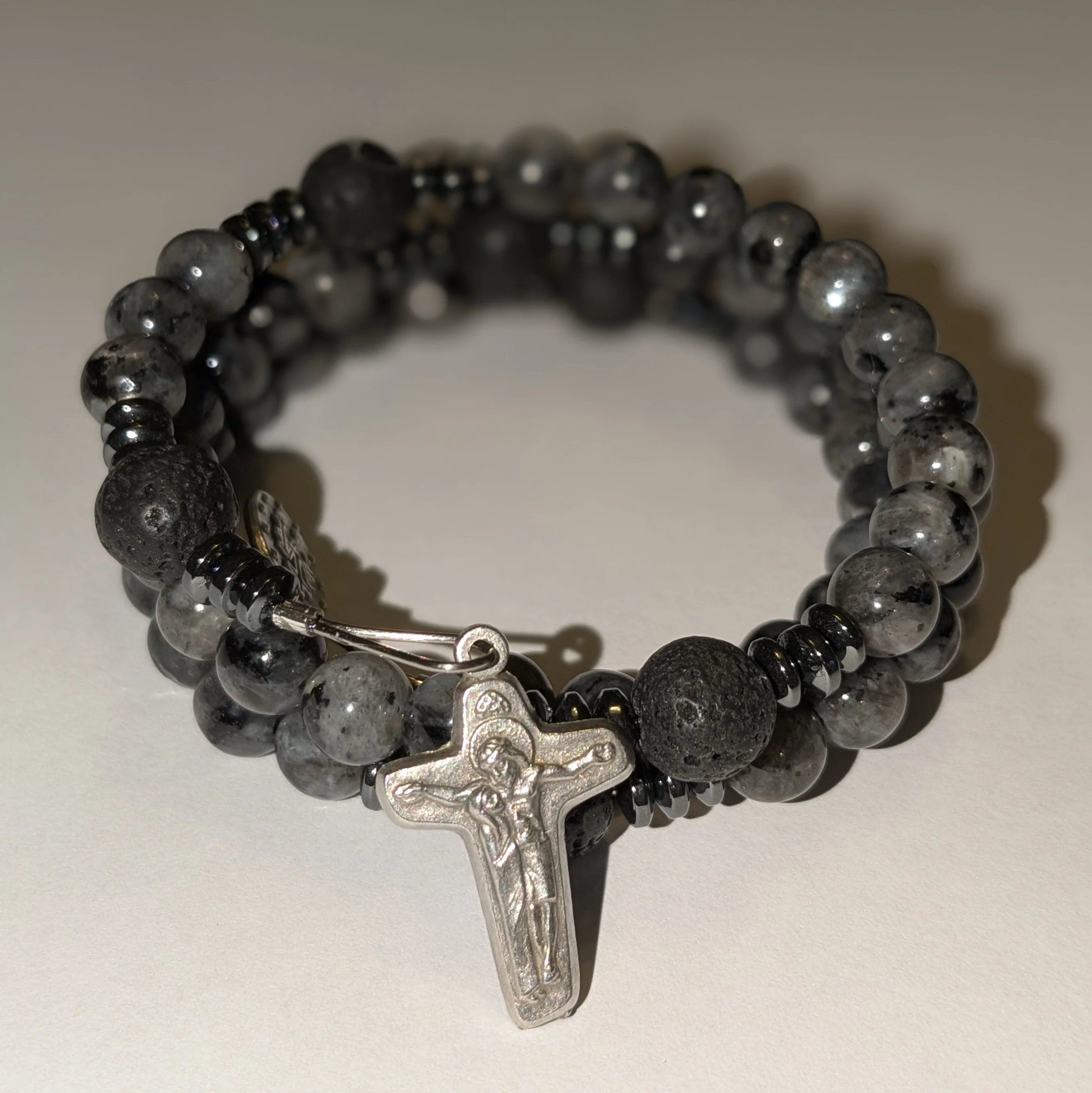 Dark Night Rosary Bracelet