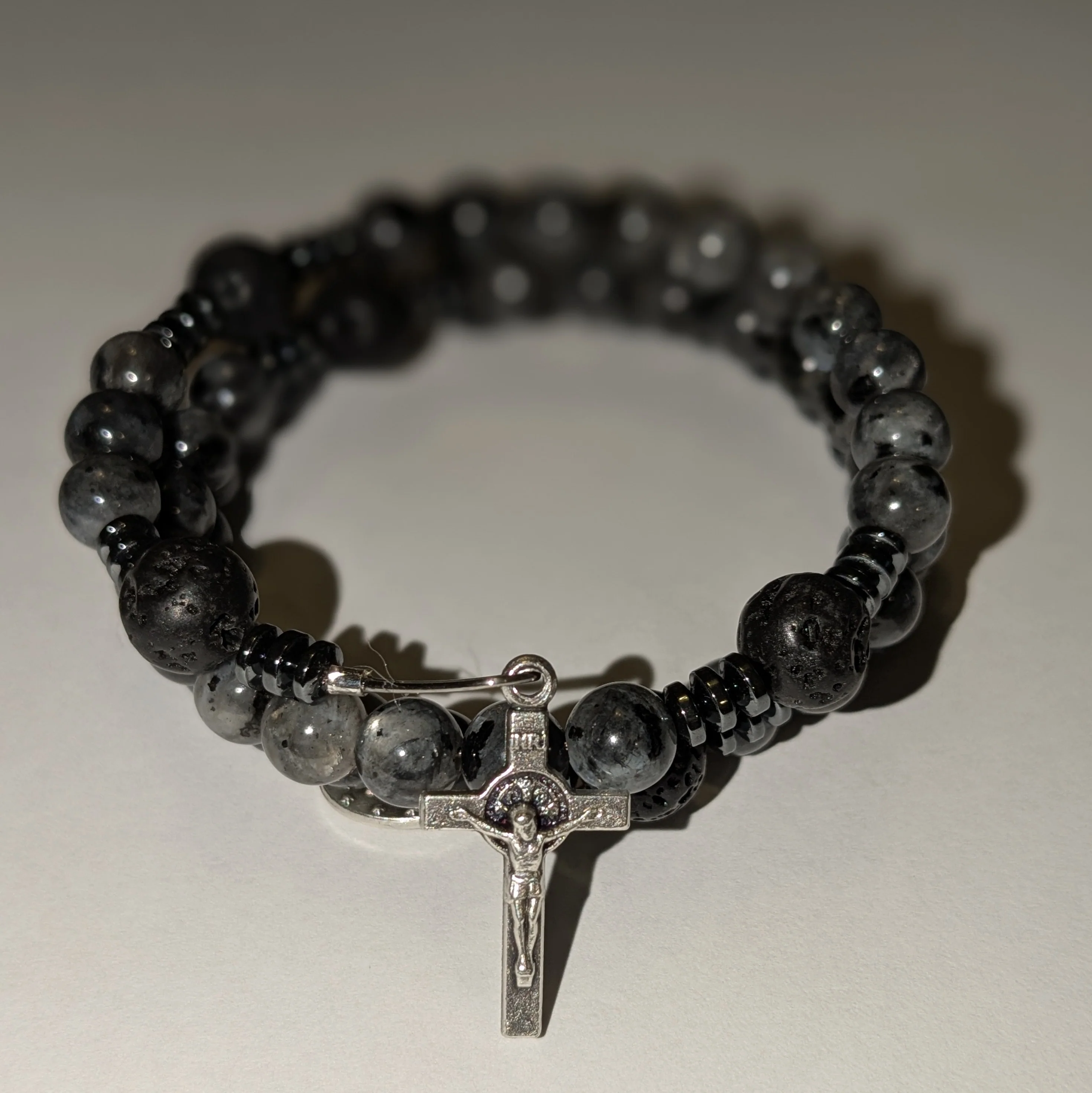 Dark Night Rosary Bracelet - Image 2