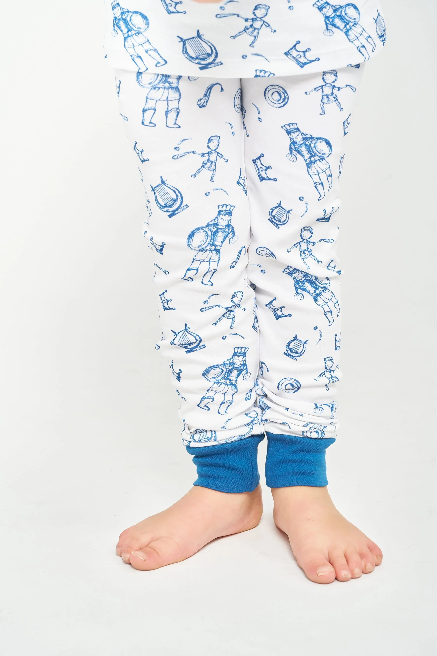 David & Goliath Blue PJ Long Sleeve Set Cotton - Image 3