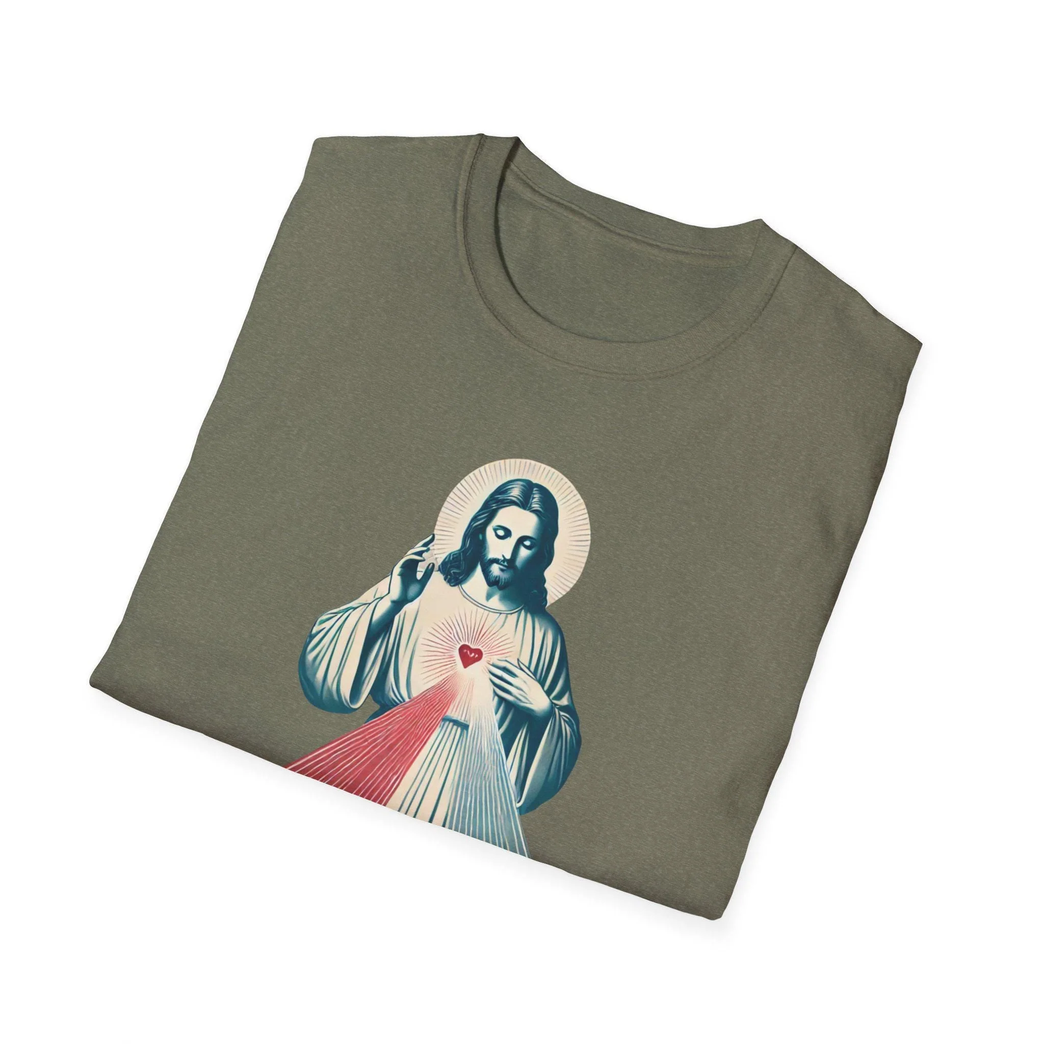Divine Mercy Graphic TShirt Retro Style - Image 6