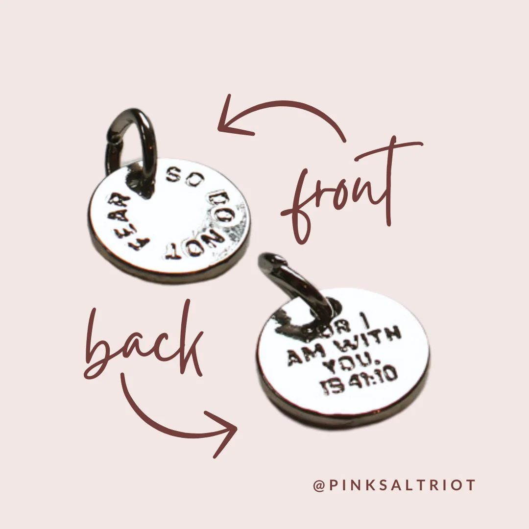 Do Not Fear Silver Coin Necklace - Image 2