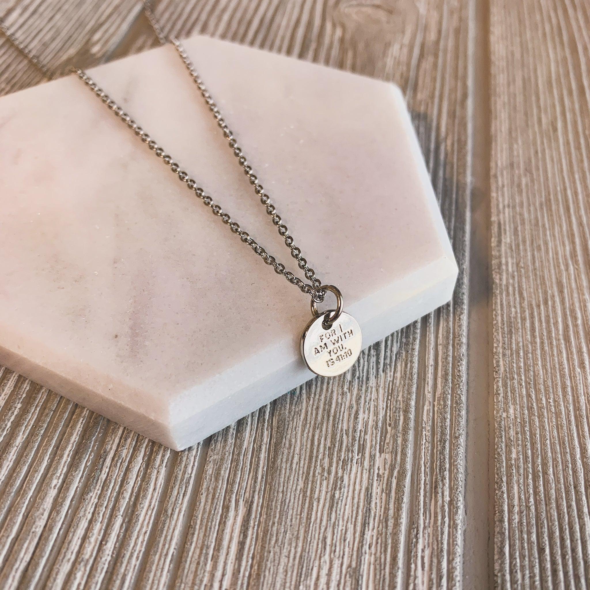 Do Not Fear Silver Coin Necklace - Image 6
