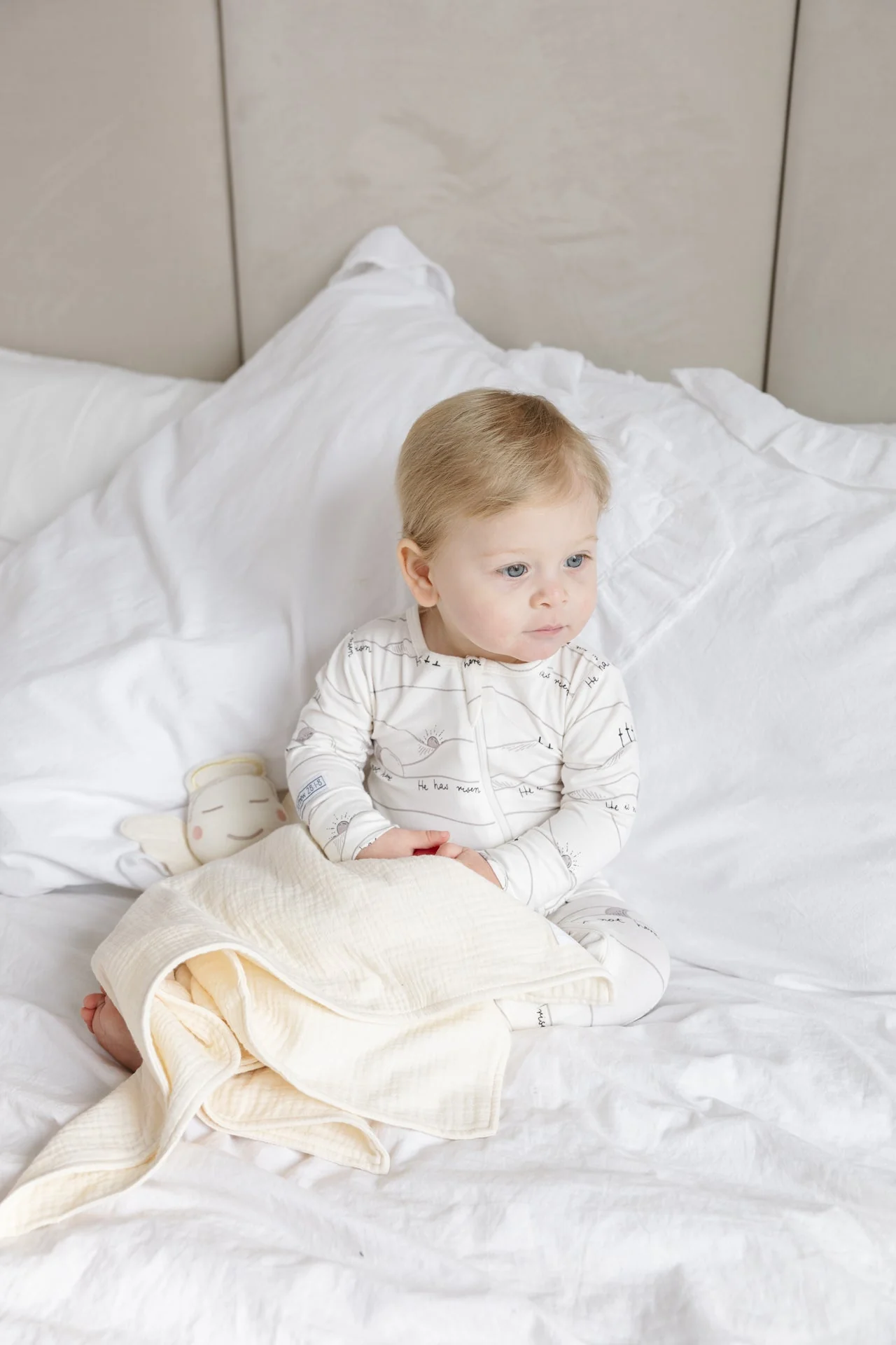 Early Sunday Morning PJ Footless Onesie Bamboo