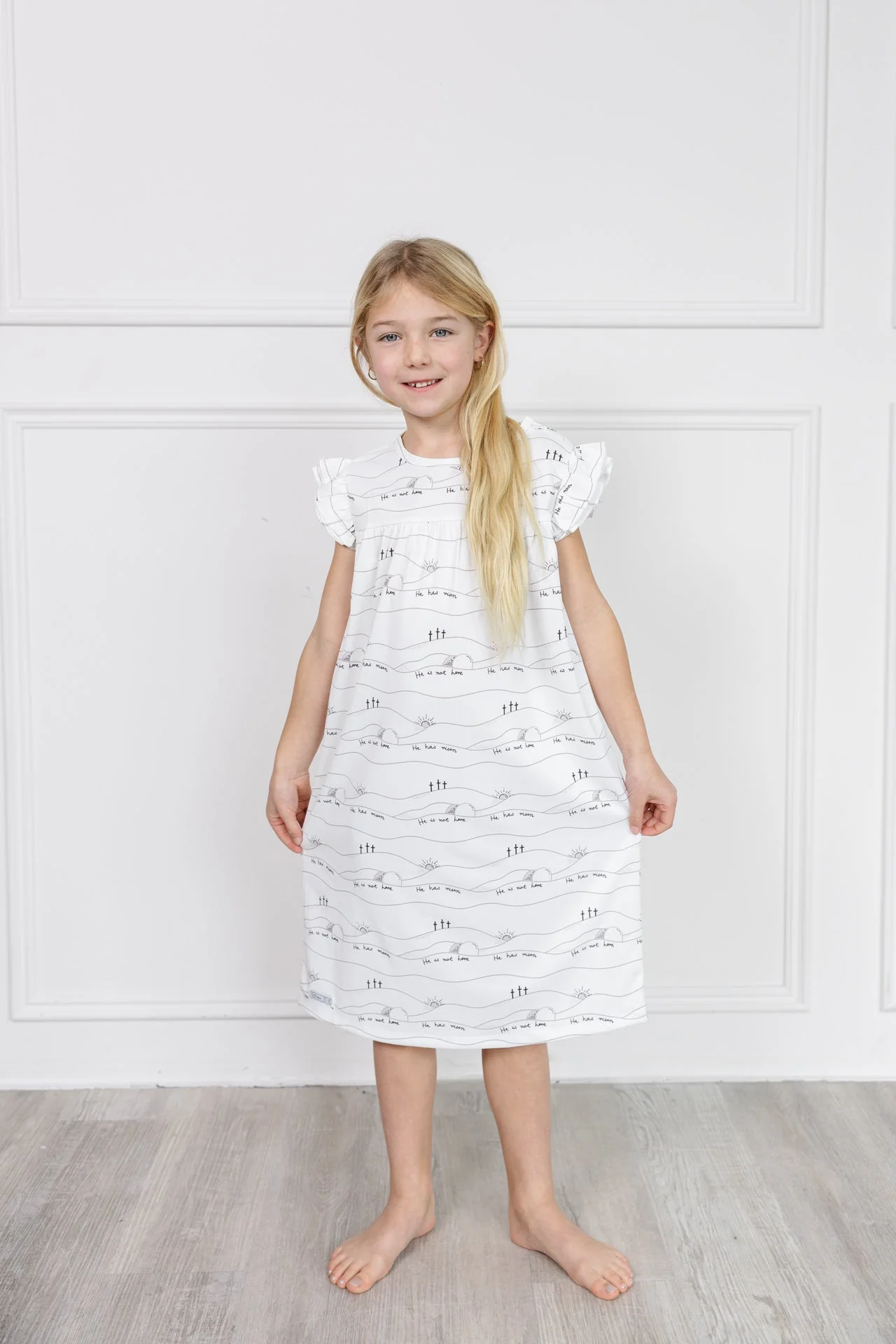 Early Sunday Morning PJ Girls Nightgown Polyester
