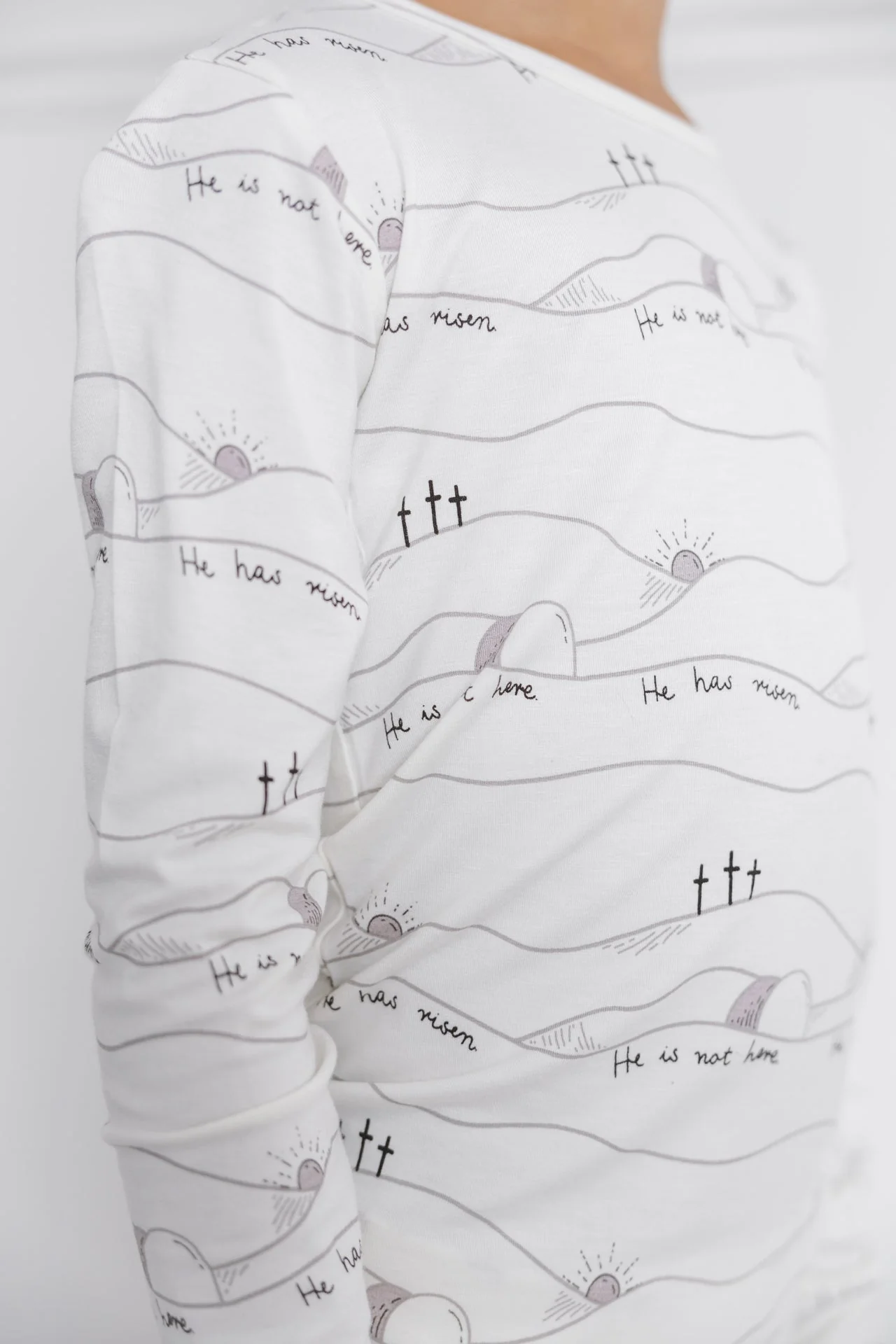 Early Sunday Morning PJ Long Sleeve Set Bamboo - Image 4