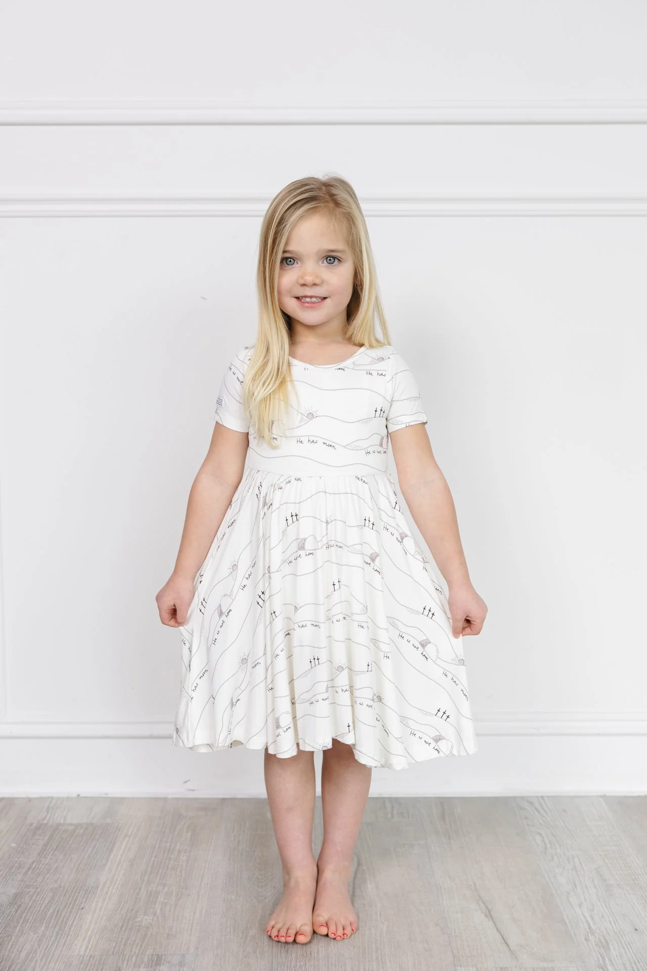 Early Sunday Morning Twirl Dress Bamboo - Image 3