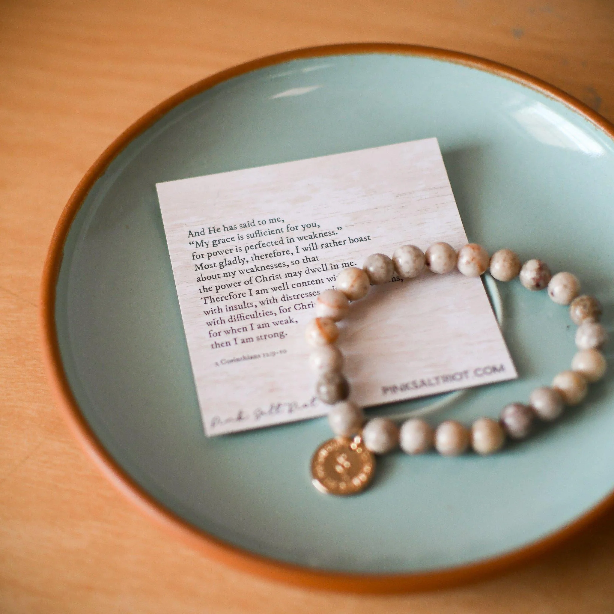 Earthy Gemstone Remember My Promises Bracelet - Image 5