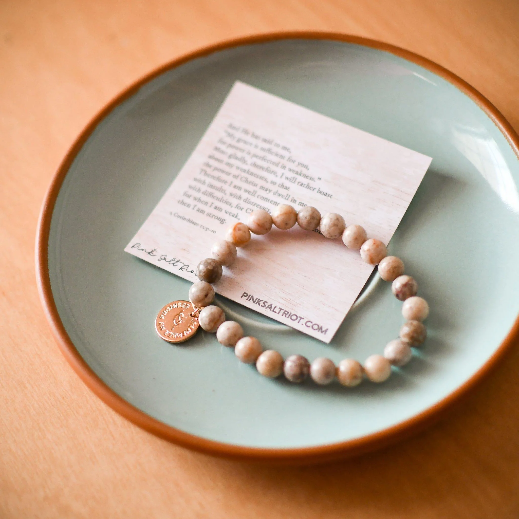 Earthy Gemstone Remember My Promises Bracelet - Image 7