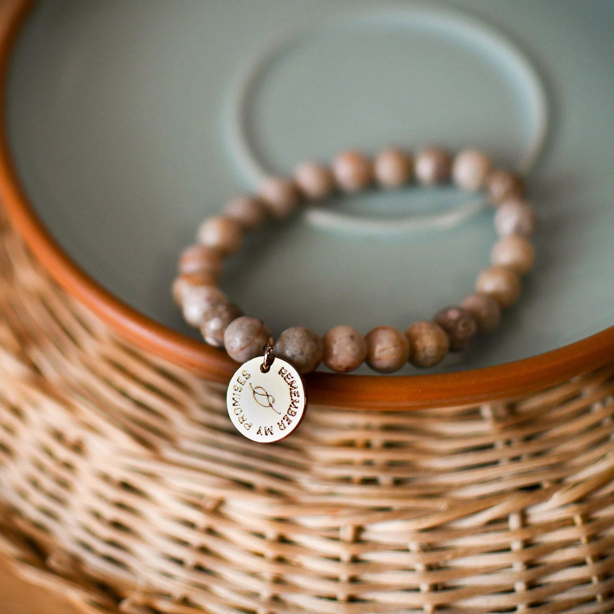 Earthy Gemstone Remember My Promises Bracelet - Image 8