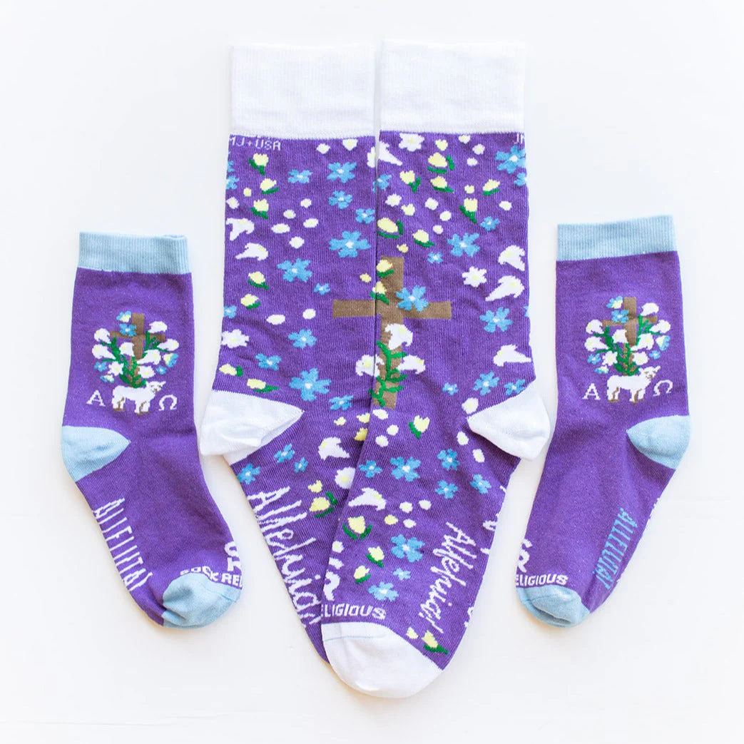 Easter Bloom Kids Socks - Image 2