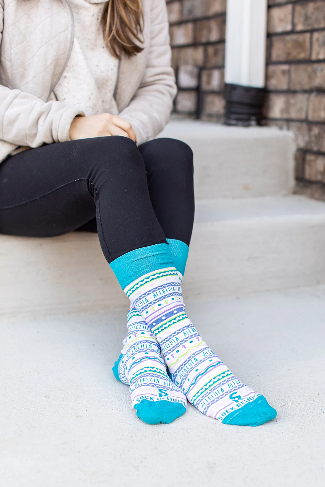 Easter Egg Adult XL Socks - Image 3
