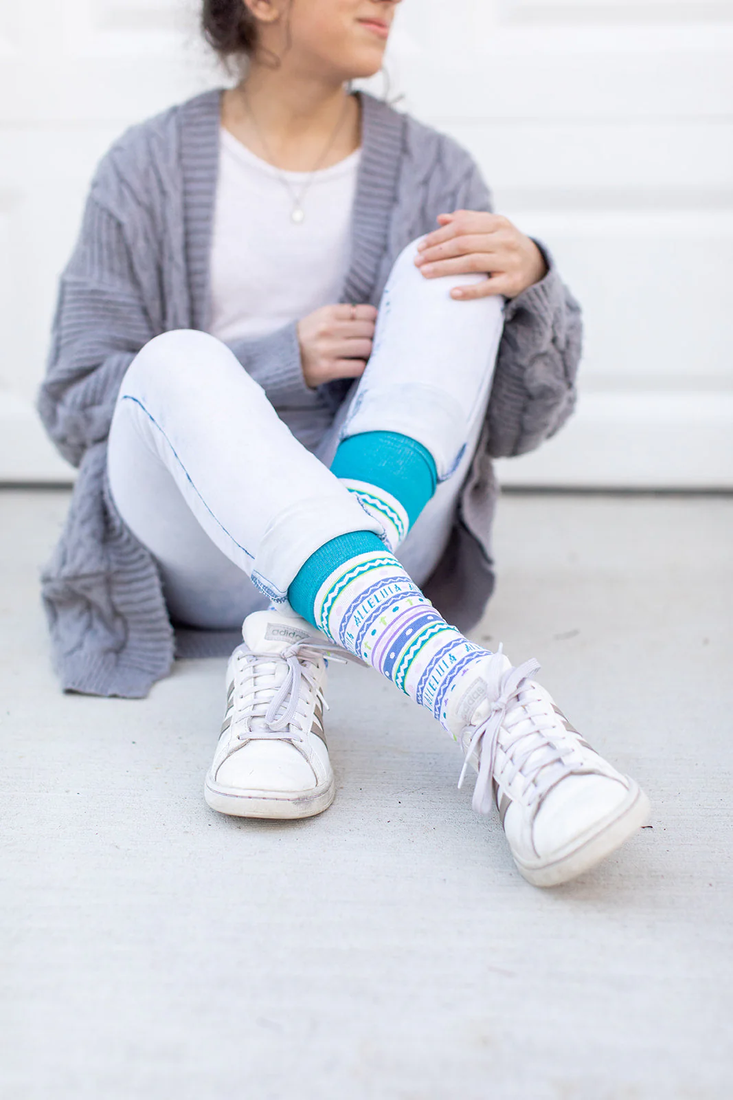 Easter Egg Adult XL Socks - Image 6