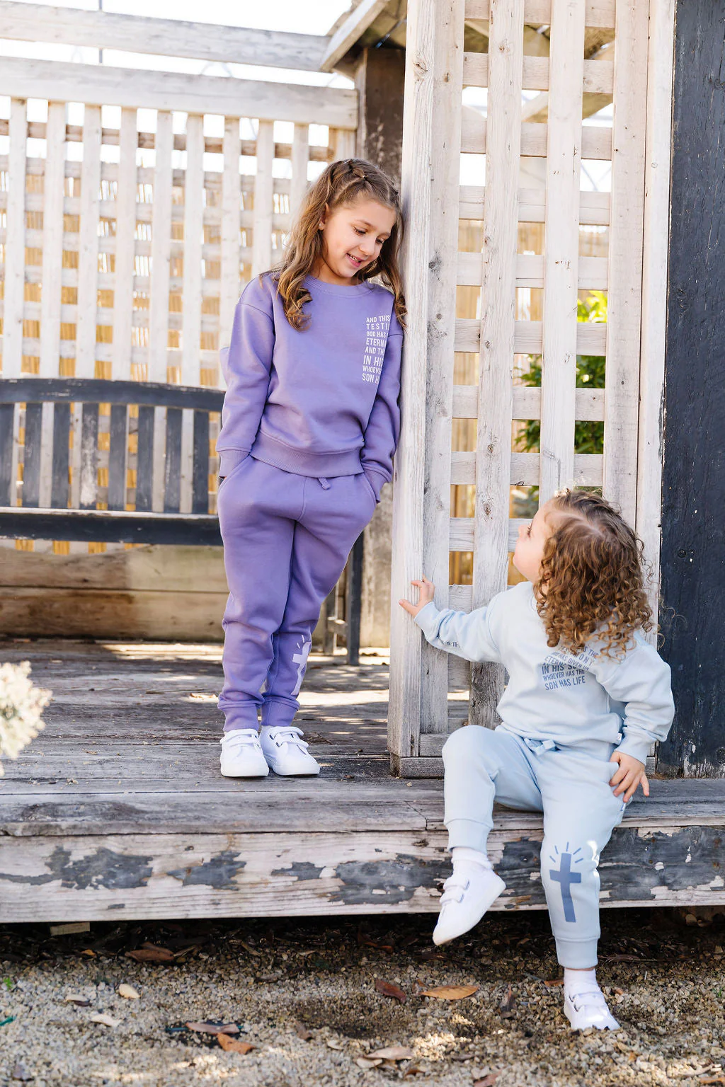 Eternal Life Purple Fleece Jogger - Image 7