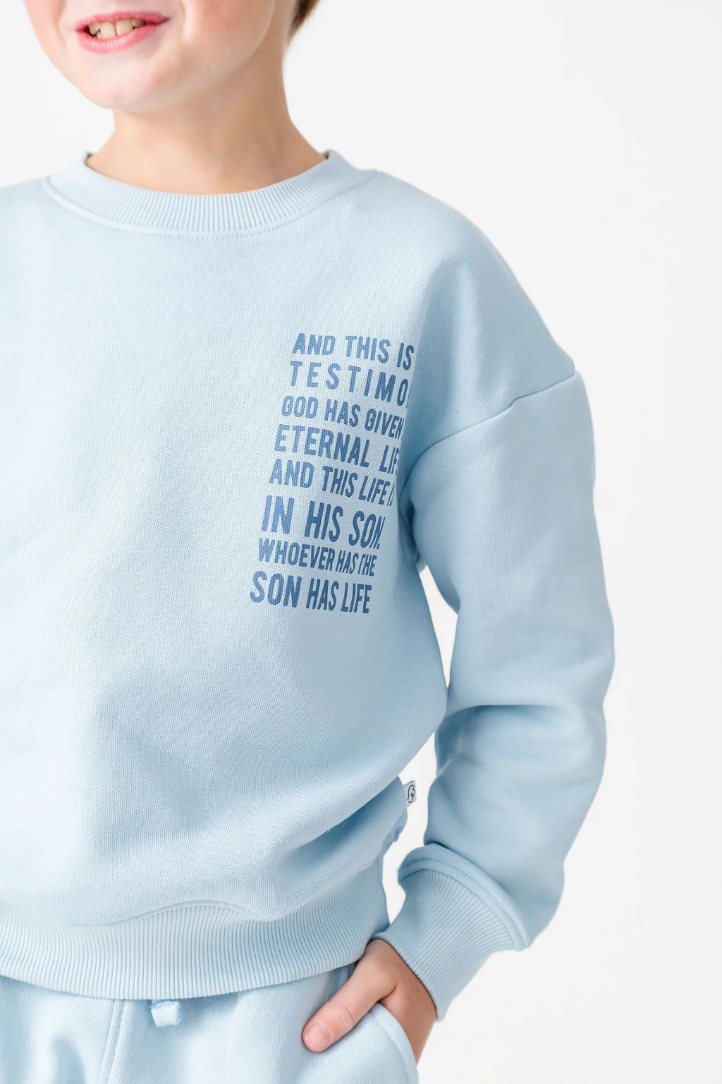 Eternal Life Skyway Fleece Crewneck - Image 3
