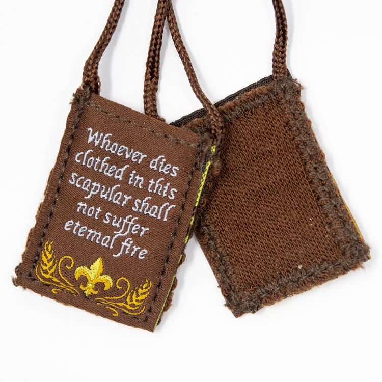 Eucharist | Premium Brown Scapular - Image 6