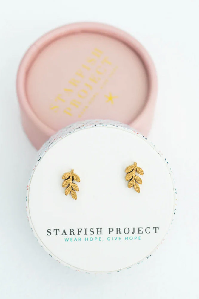 Fair-Trade Gold Grafted-In Earrings - Image 3