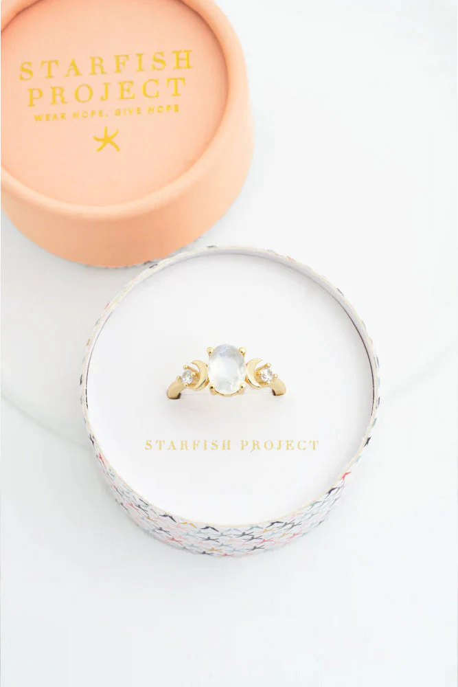 Fair-Trade Starlight Moonbeam Ring - Image 3