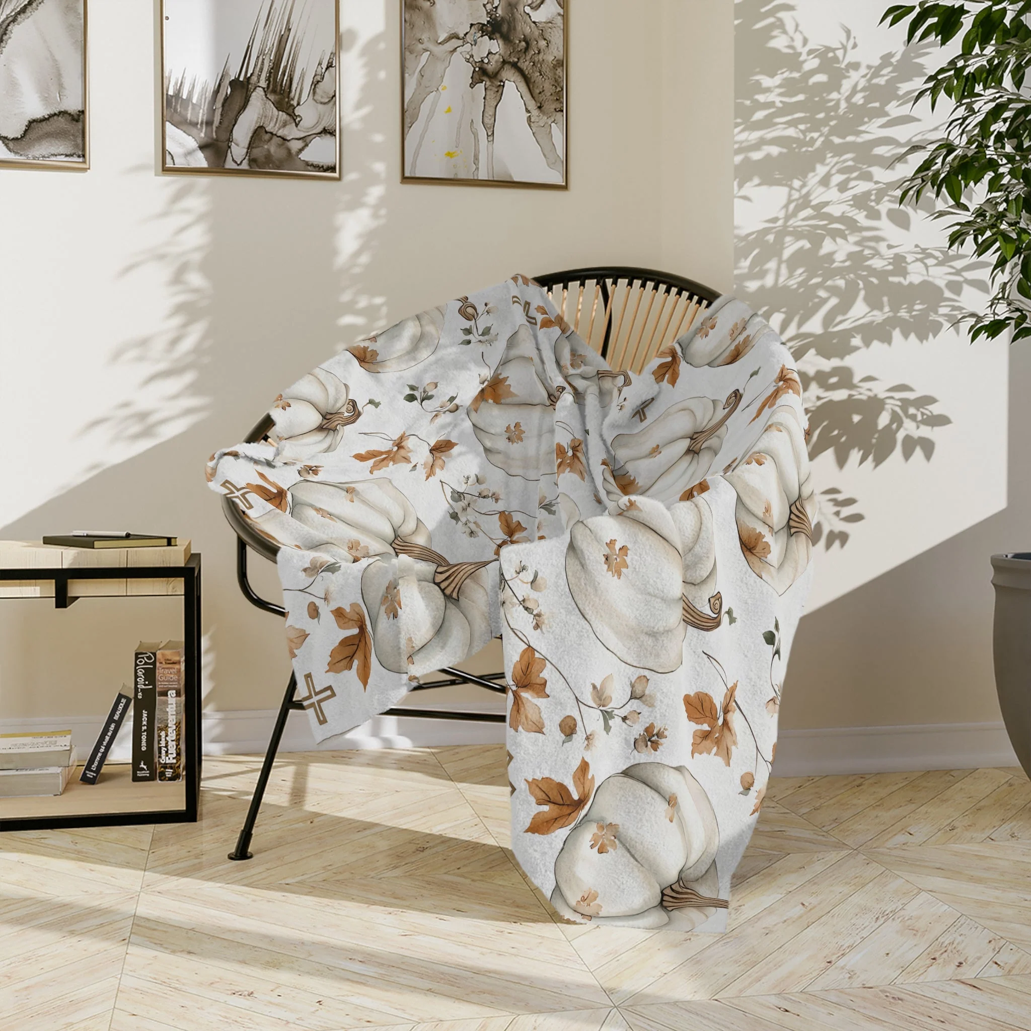 Faithful Harvest Minky Blanket - Image 10