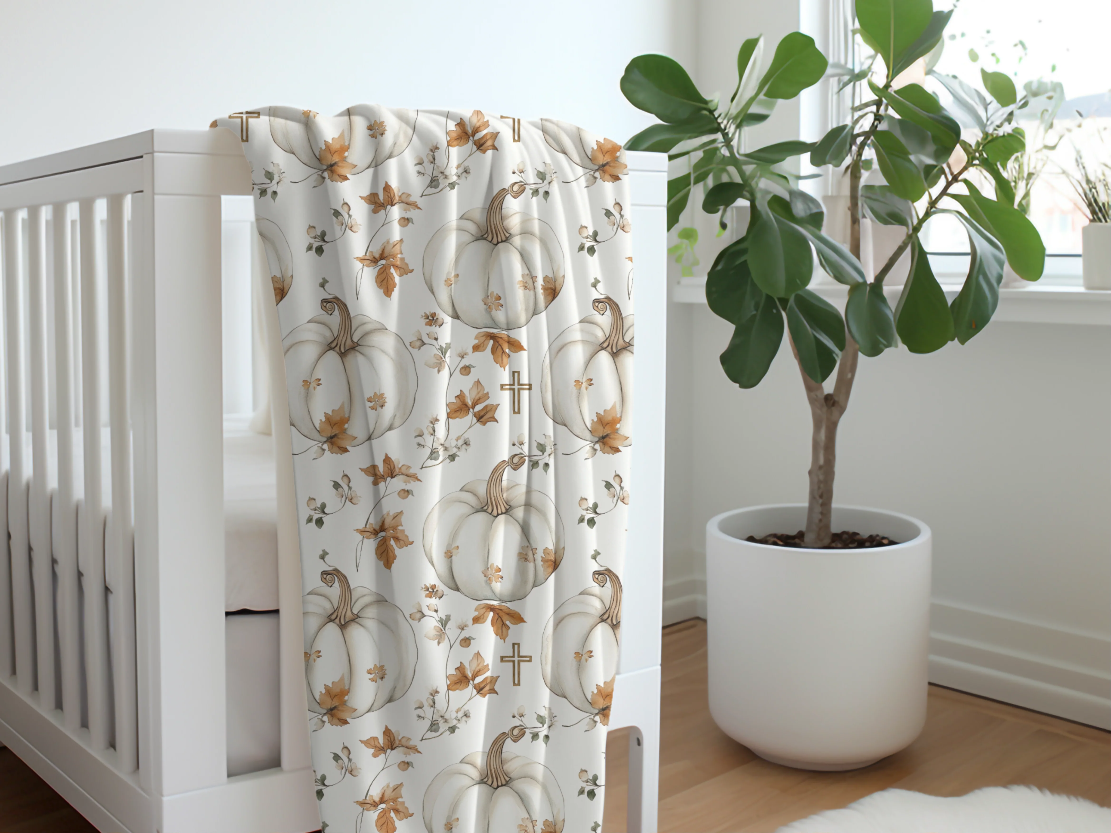 Faithful Harvest Minky Blanket - Image 3