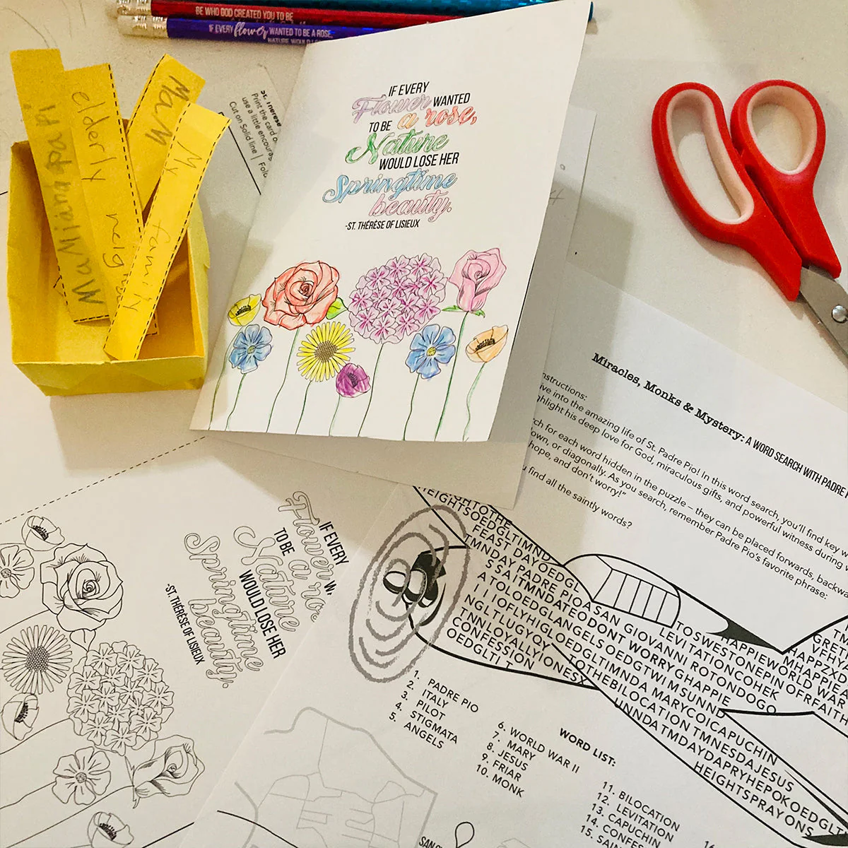 Feast Day School Box – All-in-One Catholic Celebration Kit - Image 3