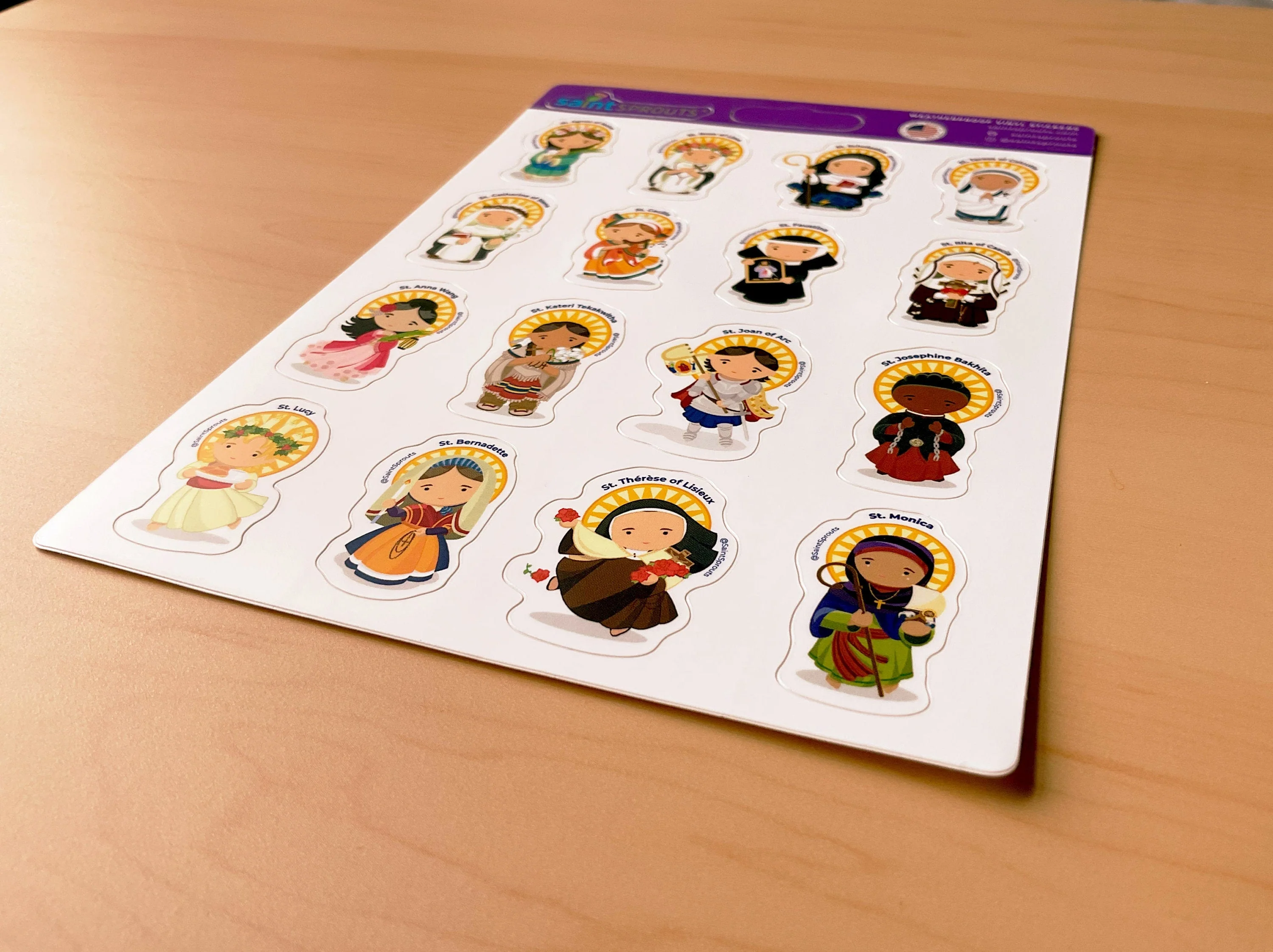 Female Saints Sticker Sheet / Girl Saints - Image 2