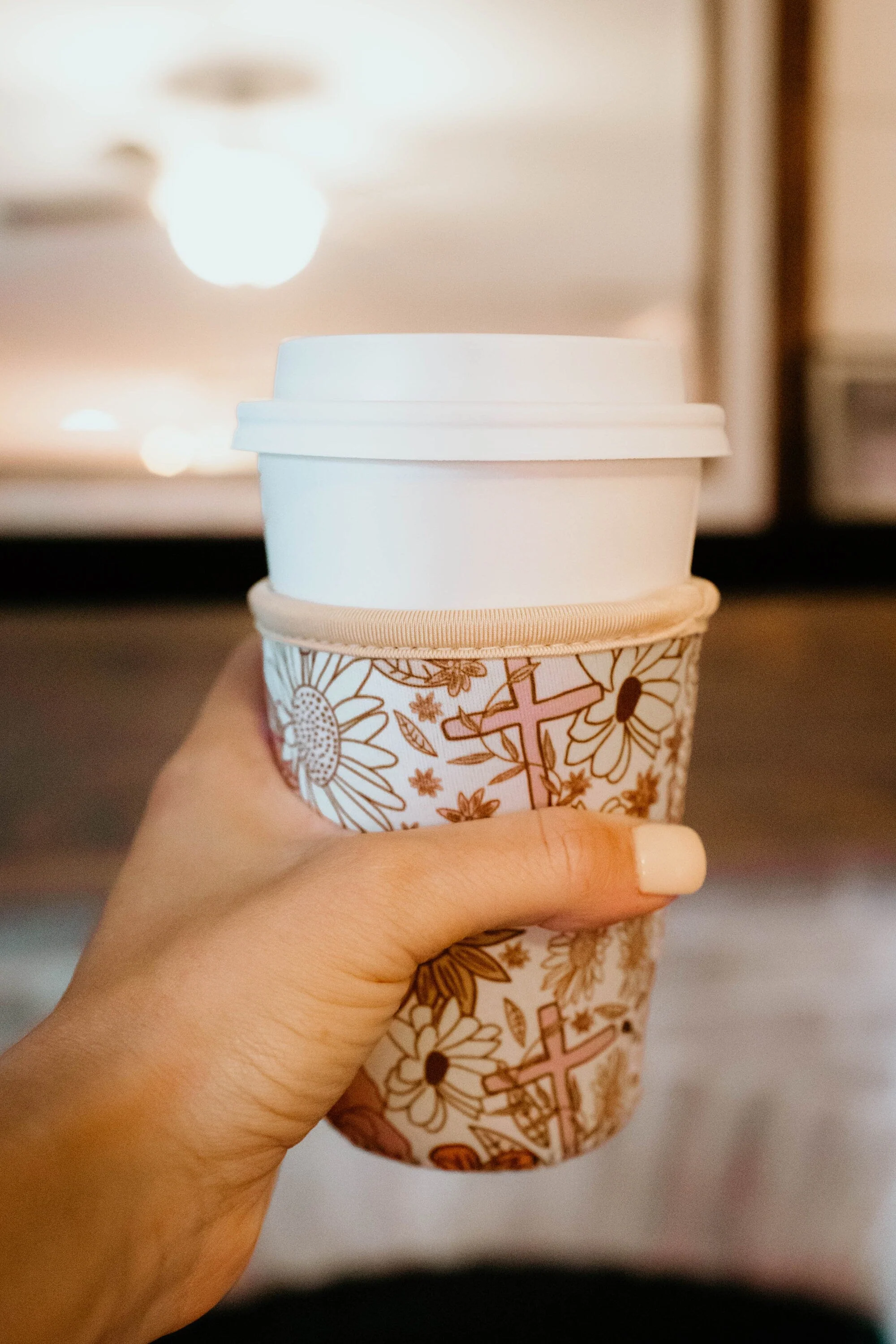 Floral Coffee Sleeve - Image 2