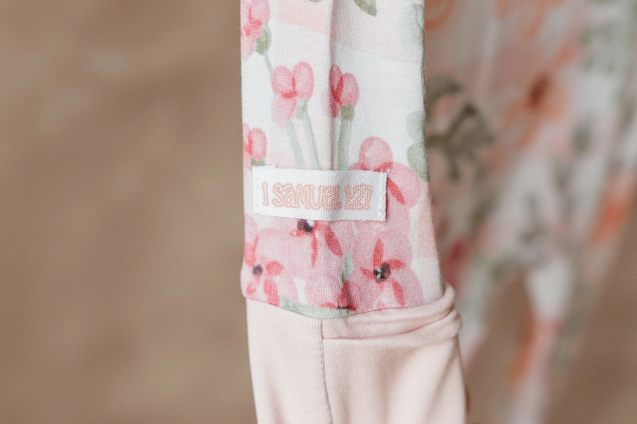 For This Child I Have Prayed Bamboo Footed Onesie Pajama - Image 3