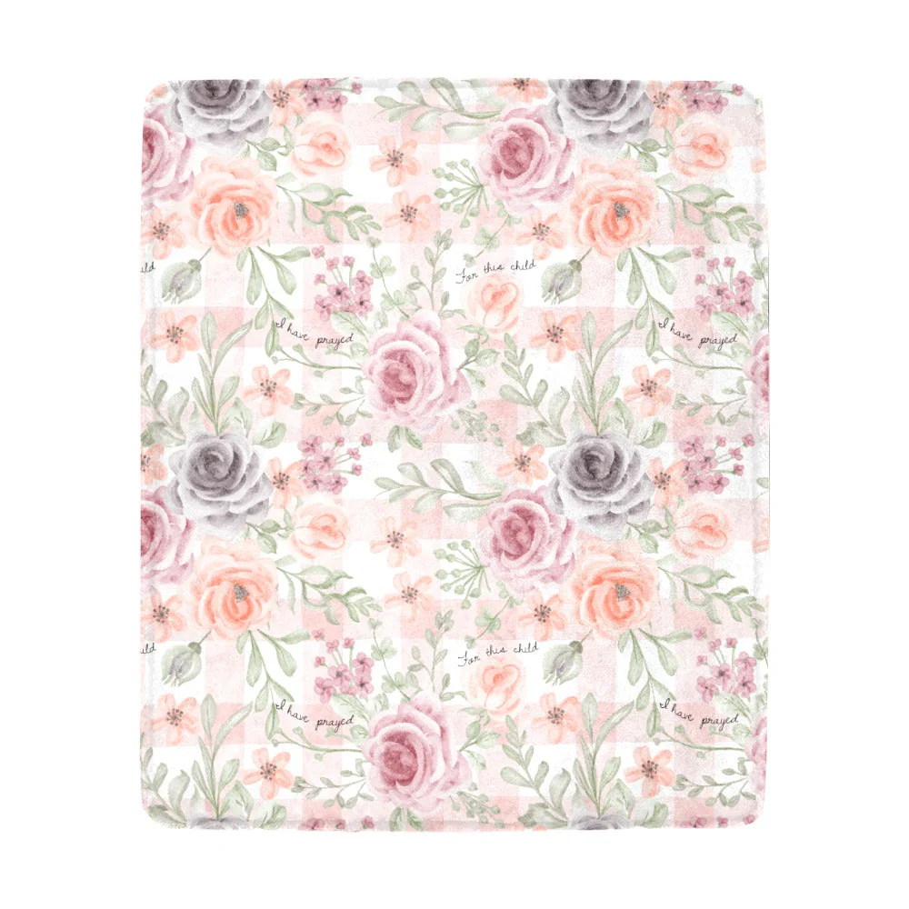 For This Child I Have Prayed Minky Blanket - Image 10
