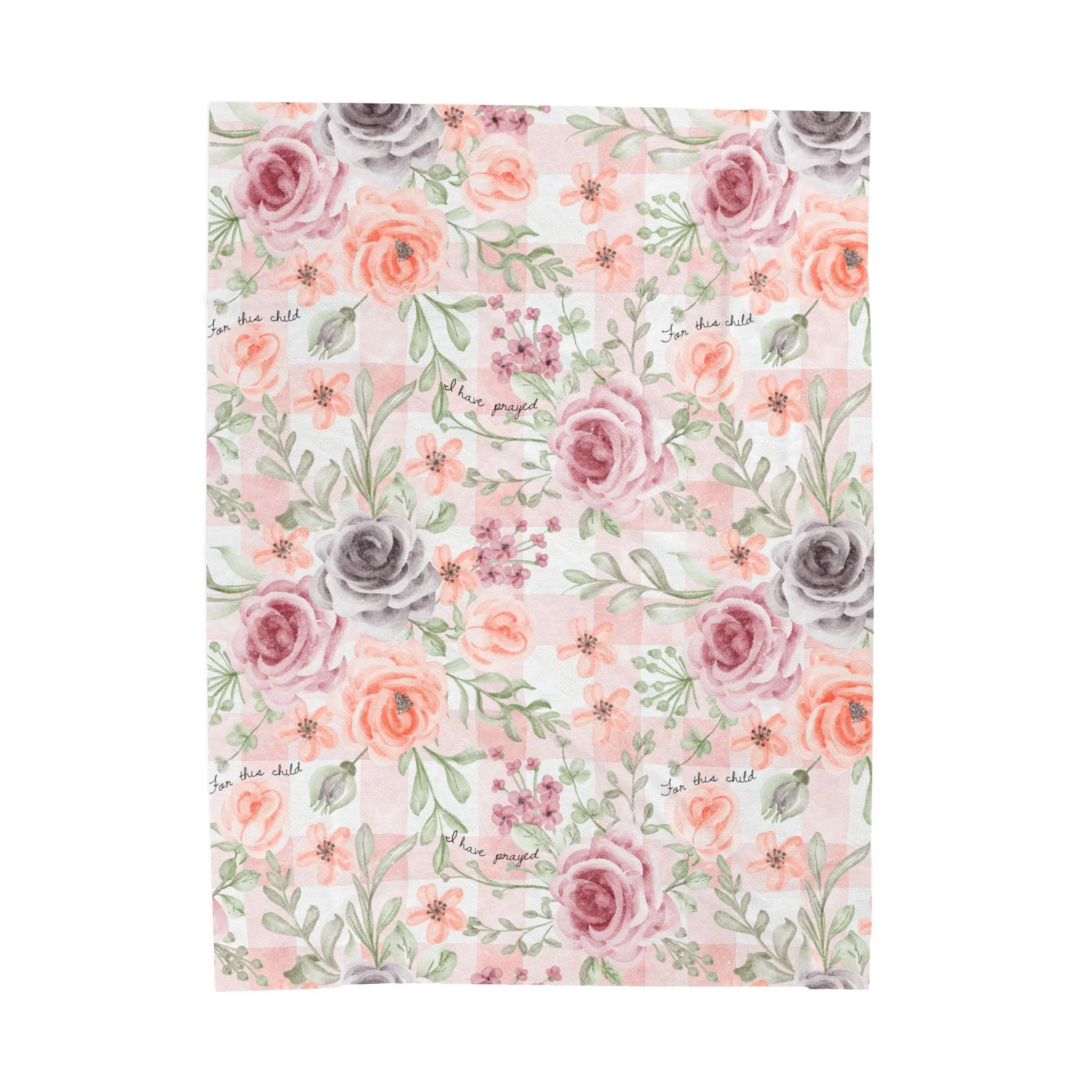 For This Child I Have Prayed Minky Blanket - Image 11