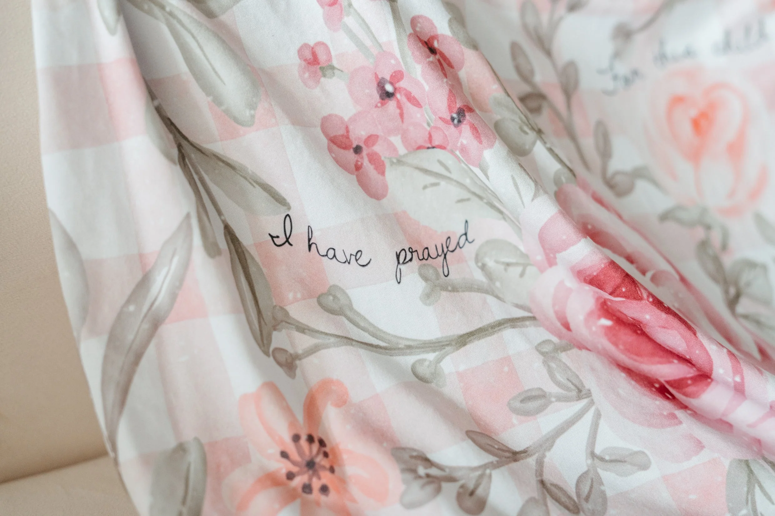 For This Child I Have Prayed Minky Blanket - Image 2