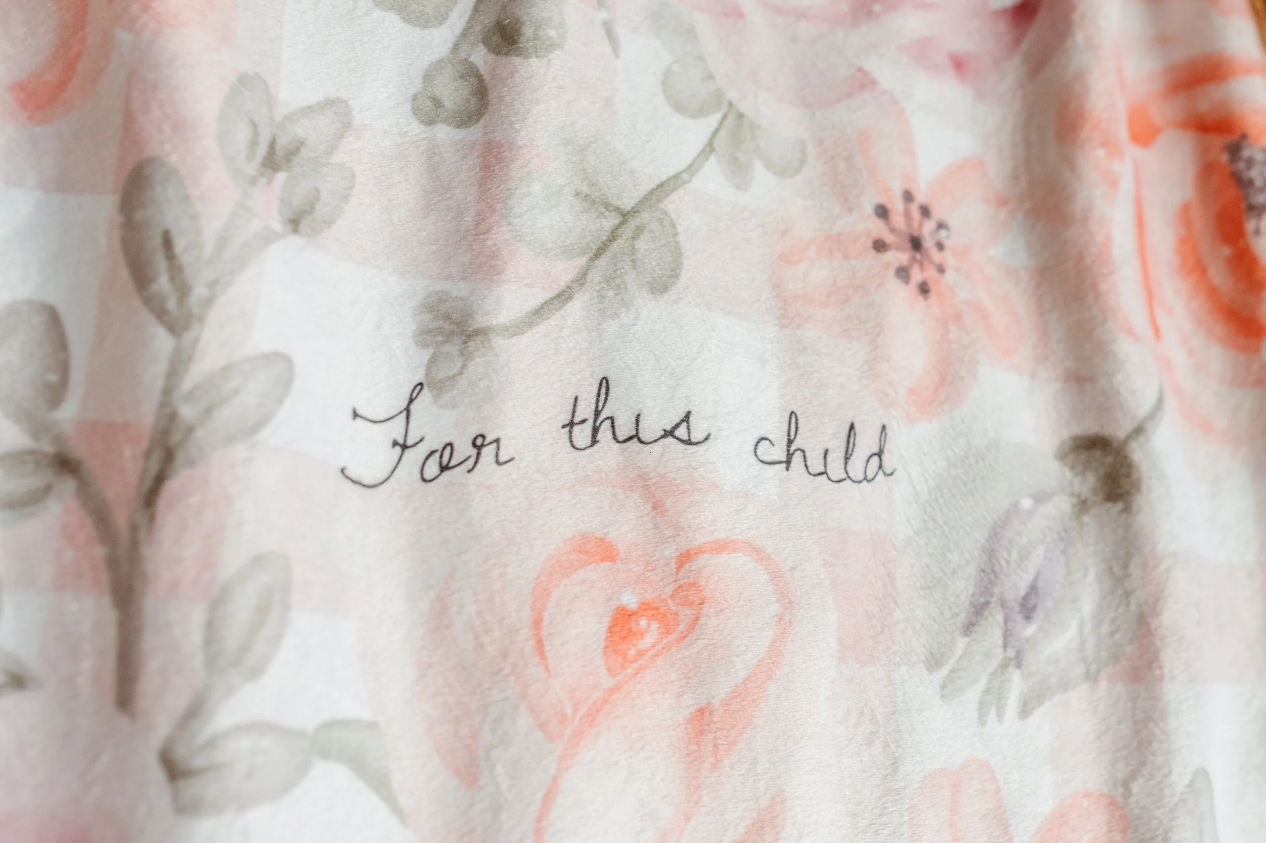 For This Child I Have Prayed Minky Blanket - Image 5