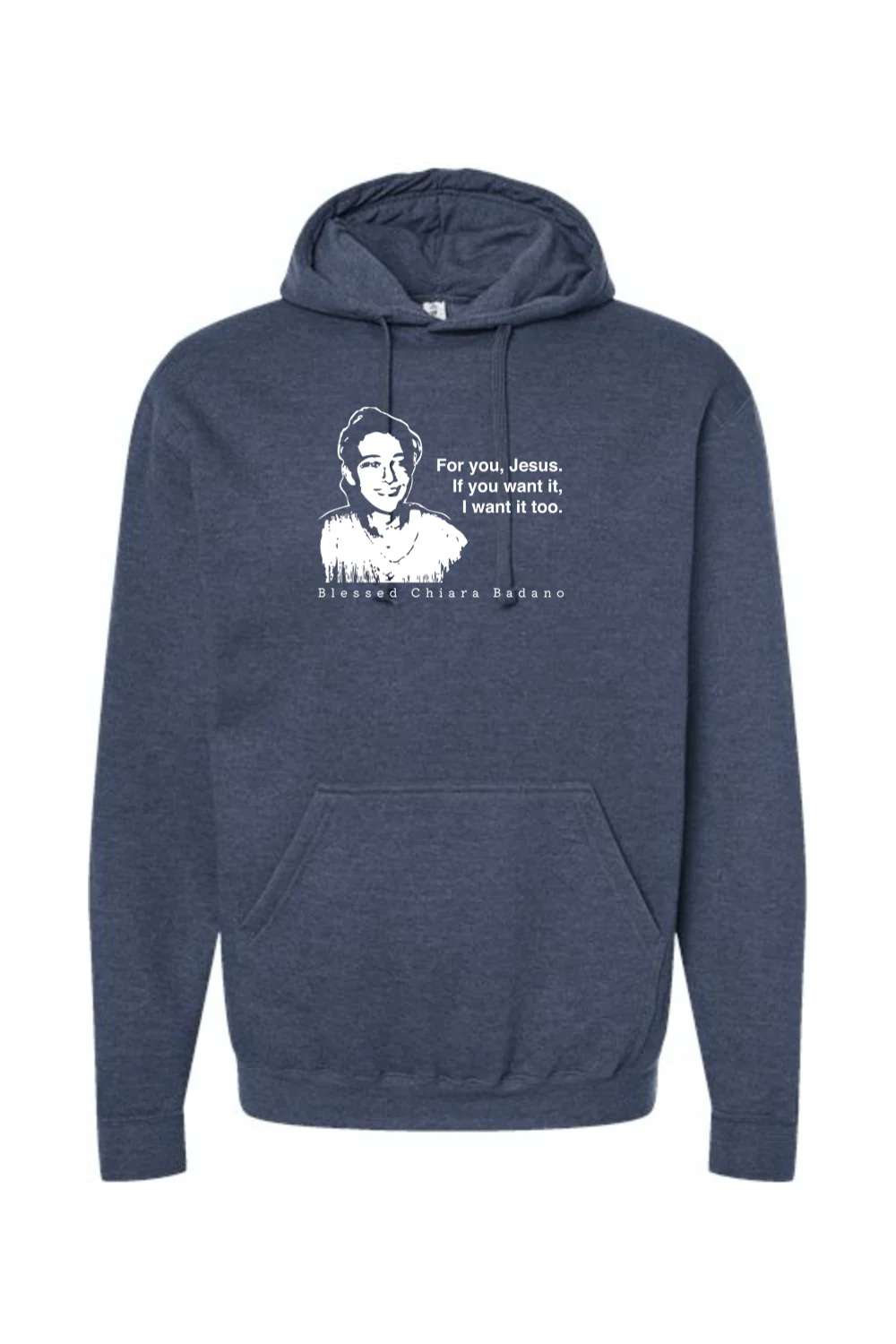 For you, Jesus - Bl. Chiara Badano Hoodie Sweatshirt - Image 5