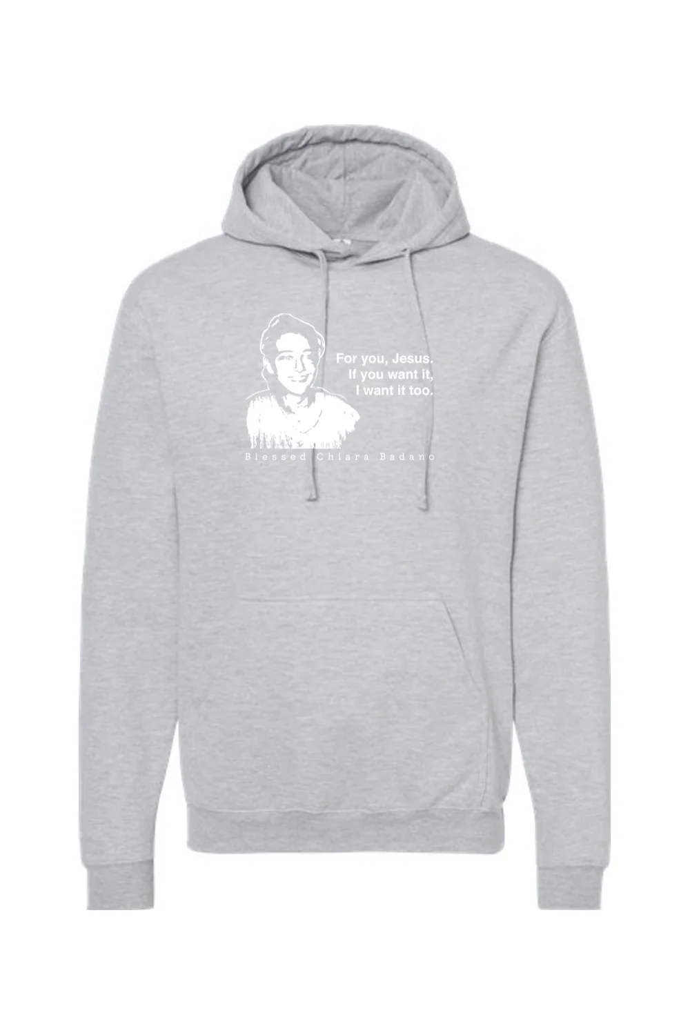 For you, Jesus - Bl. Chiara Badano Hoodie Sweatshirt - Image 7