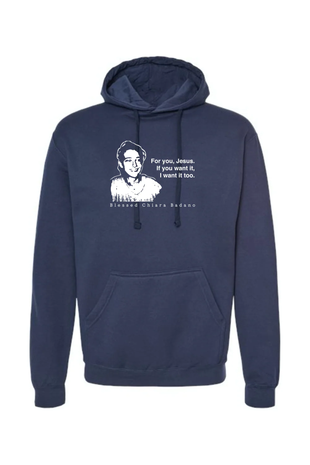 For you, Jesus - Bl. Chiara Badano Hoodie Sweatshirt - Image 9