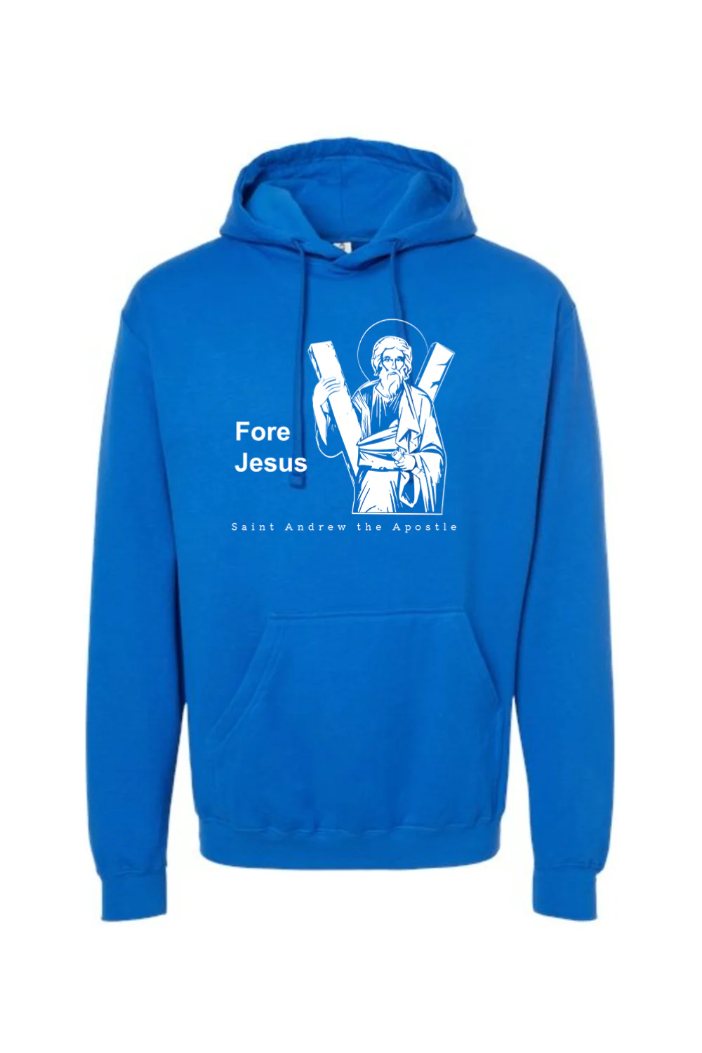 Fore Jesus - St. Andrew the Apostle Hoodie Sweatshirt - Image 2
