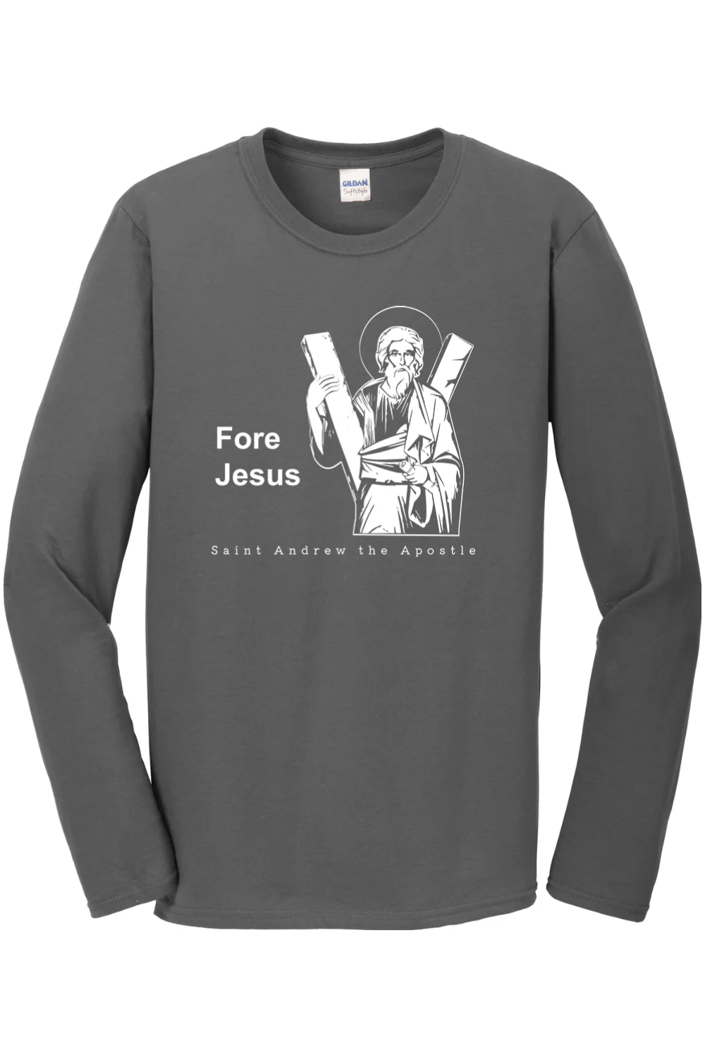 Fore Jesus - St. Andrew the Apostle Long Sleeve - Image 5