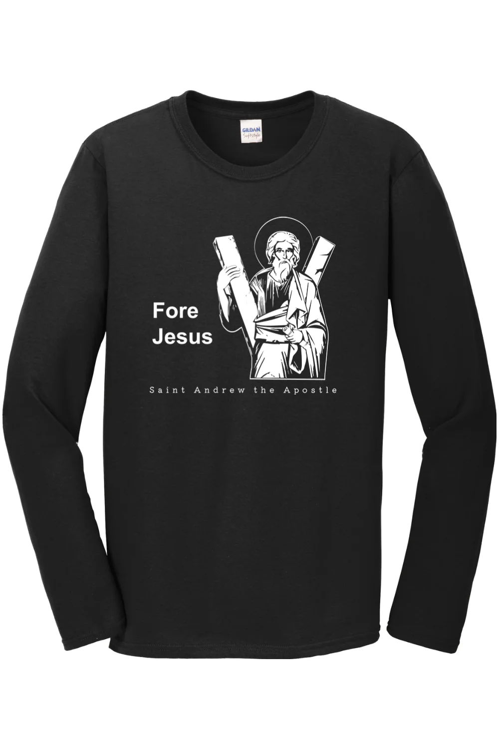 Fore Jesus - St. Andrew the Apostle Long Sleeve - Image 6