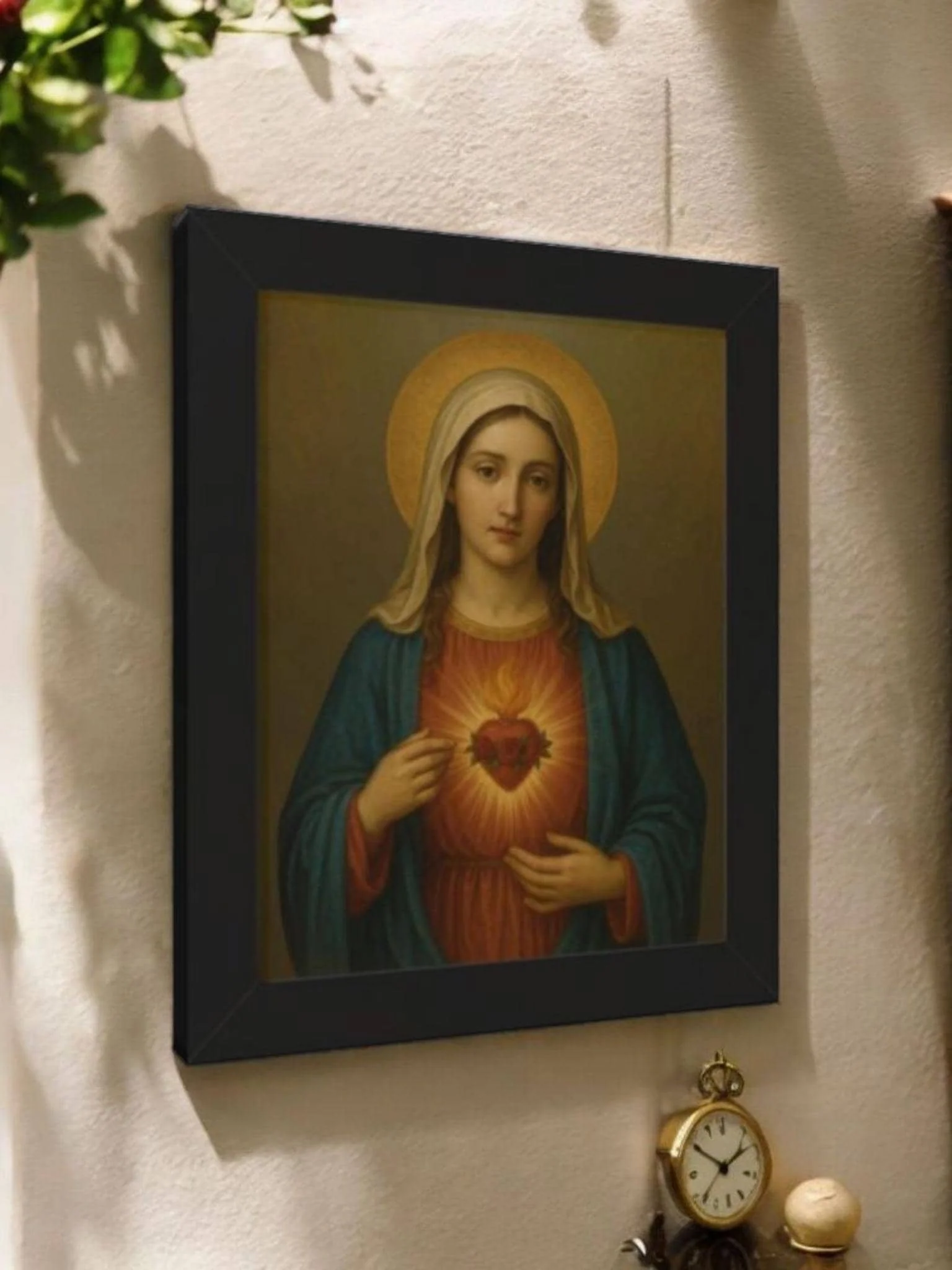 Framed Print Immaculate Heart of Mary Wall Decor - Image 2