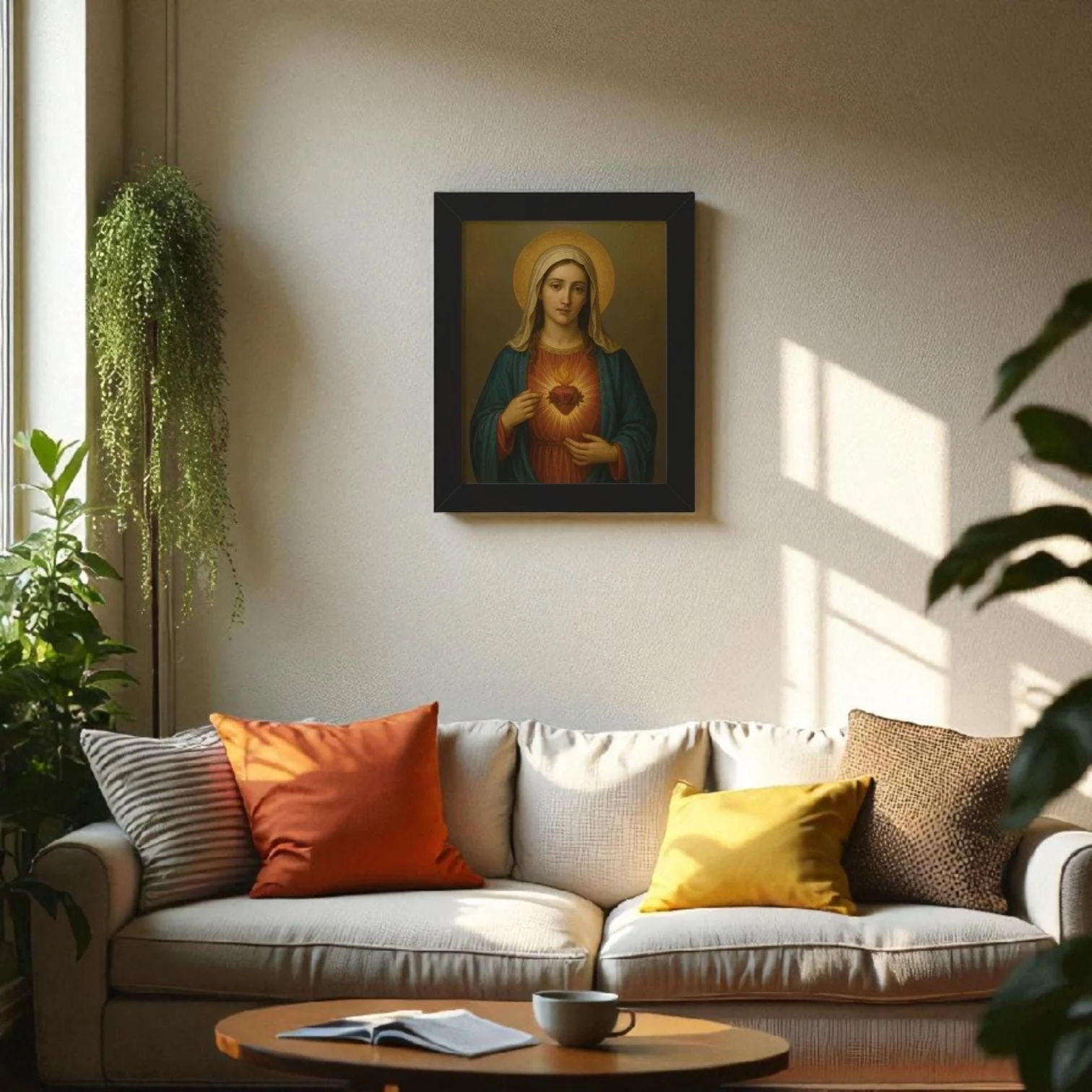 Framed Print Immaculate Heart of Mary Wall Decor - Image 3