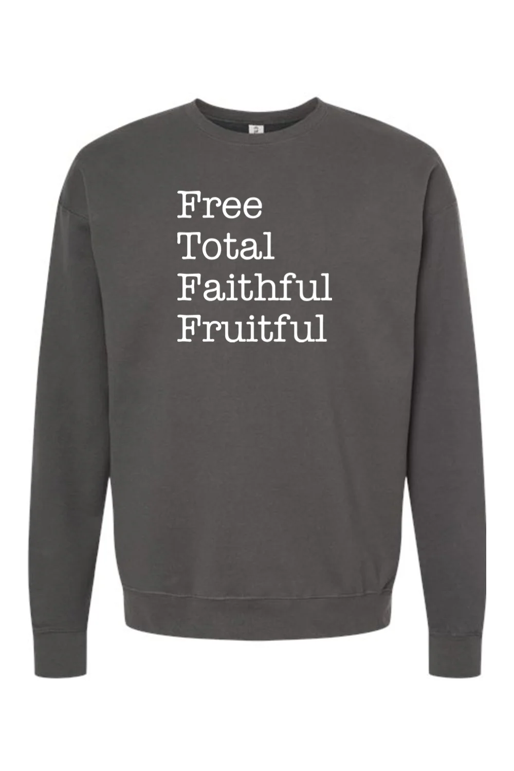 Free Total Faithful Fruitful - Theology of the Body Crewneck Sweatshirt - Image 2