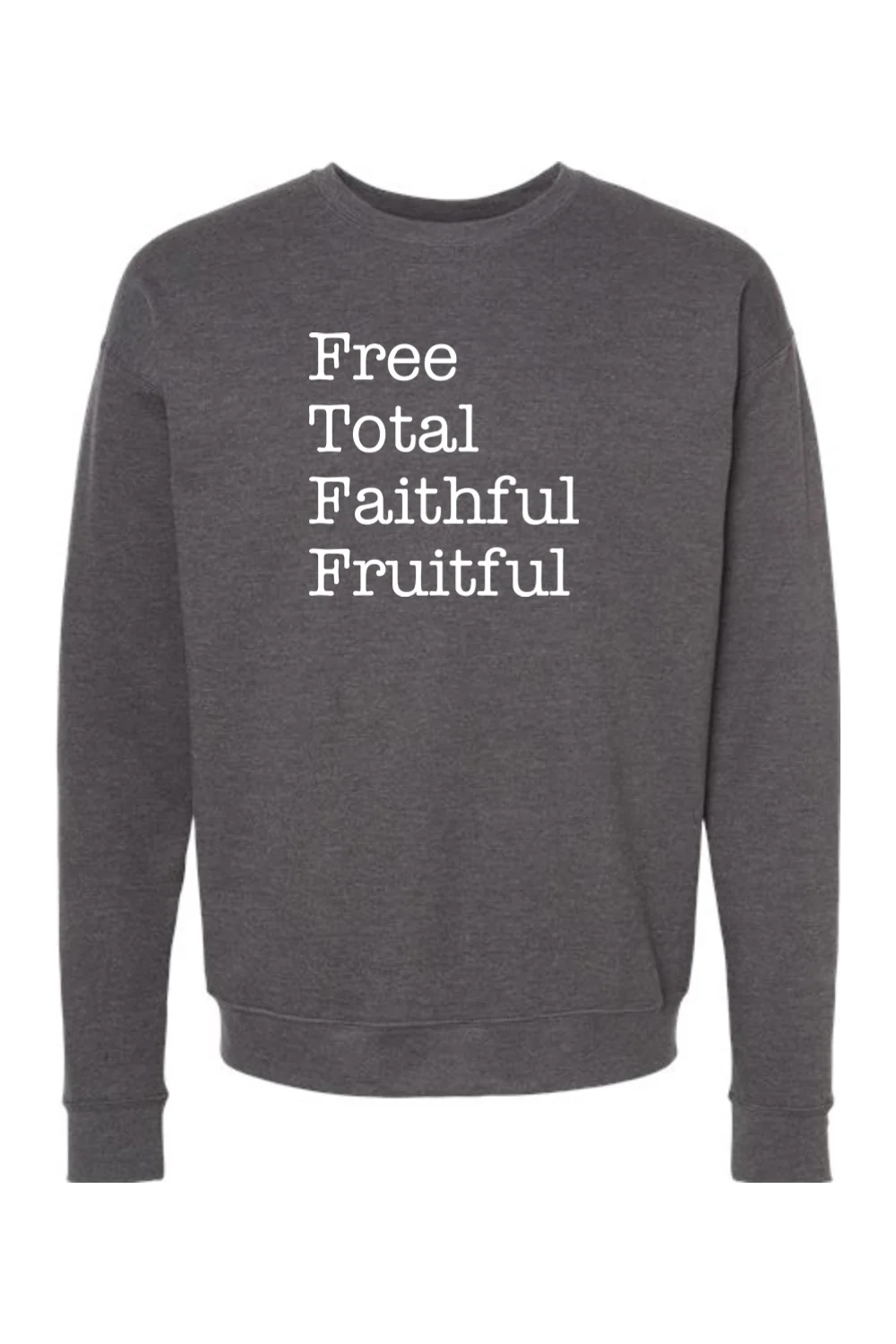Free Total Faithful Fruitful - Theology of the Body Crewneck Sweatshirt - Image 3