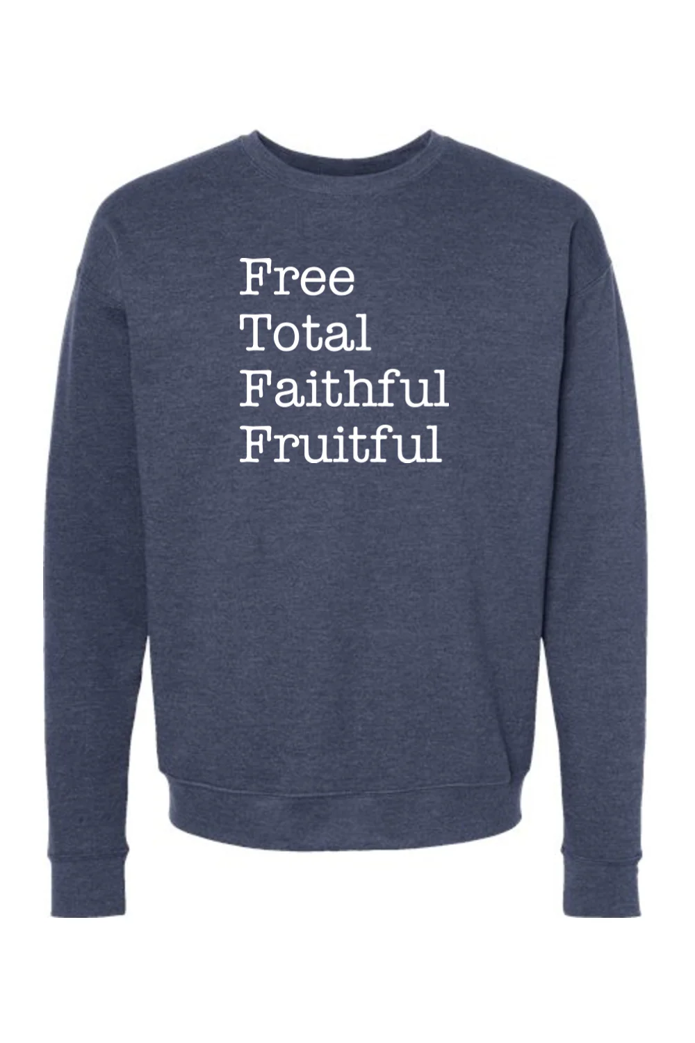 Free Total Faithful Fruitful - Theology of the Body Crewneck Sweatshirt - Image 4