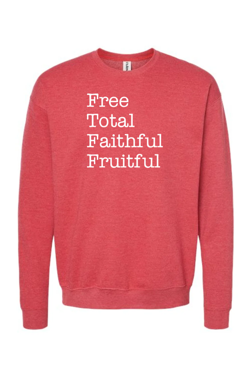 Free Total Faithful Fruitful - Theology of the Body Crewneck Sweatshirt - Image 6