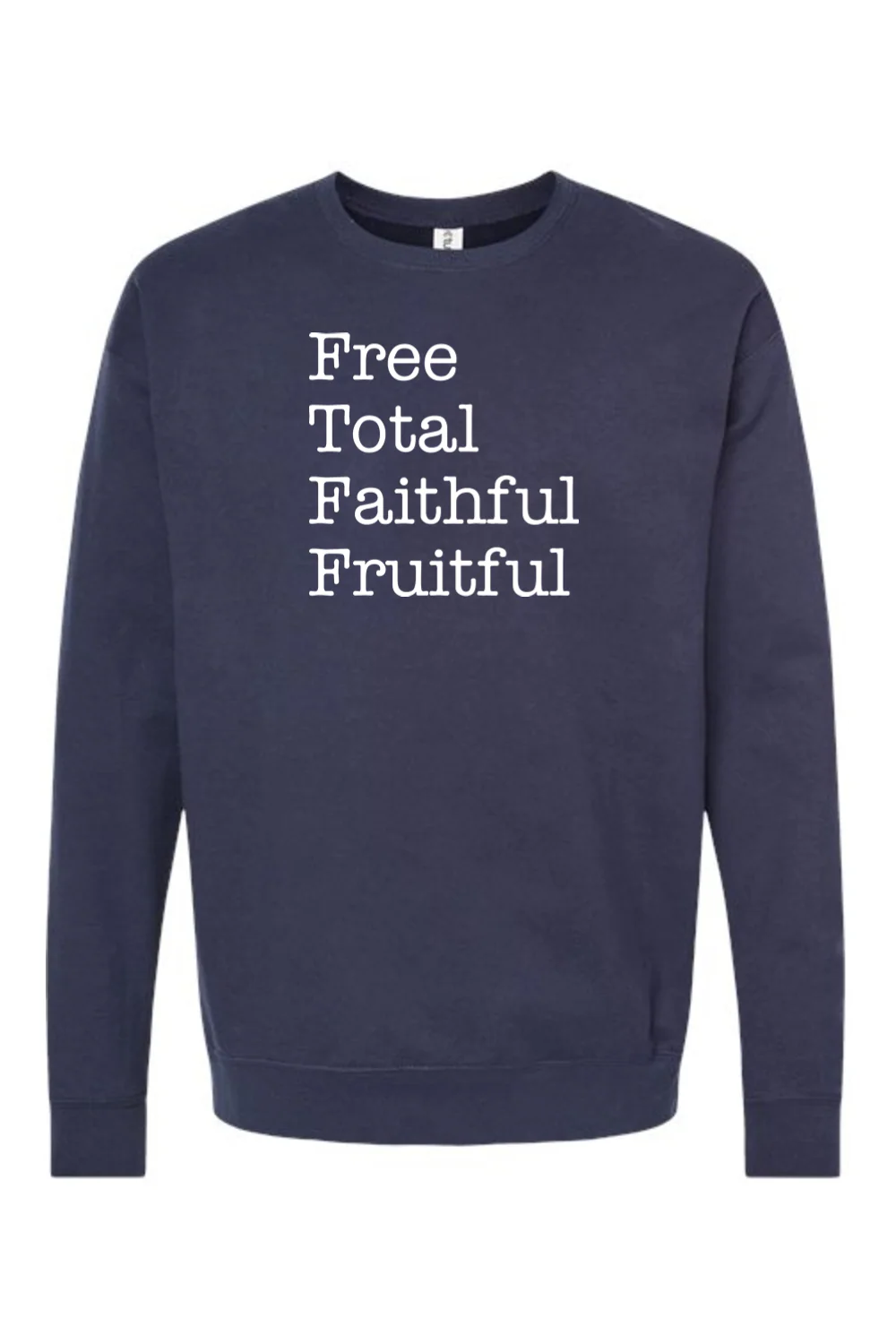 Free Total Faithful Fruitful - Theology of the Body Crewneck Sweatshirt - Image 7