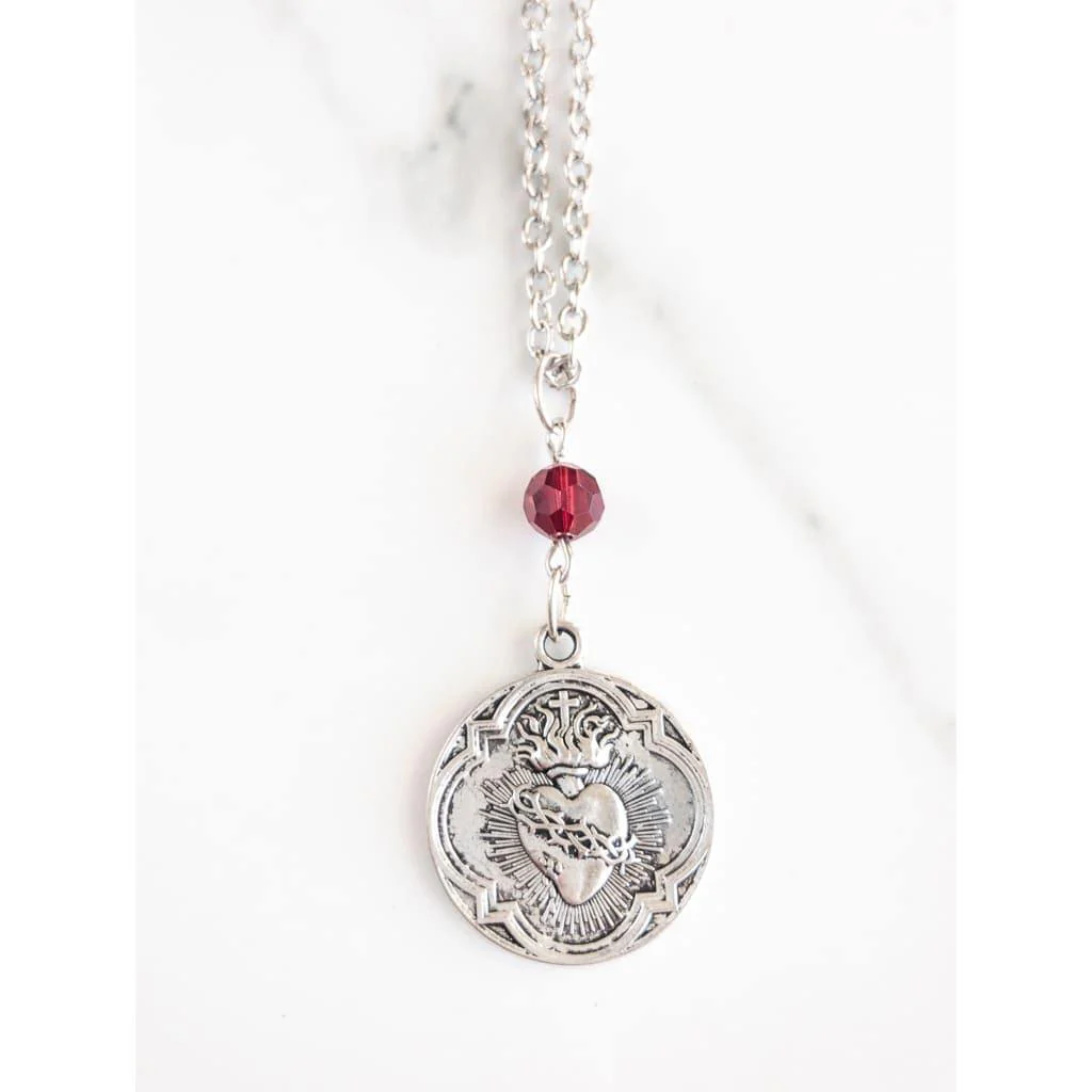 French Sacred Heart Necklace - Image 3