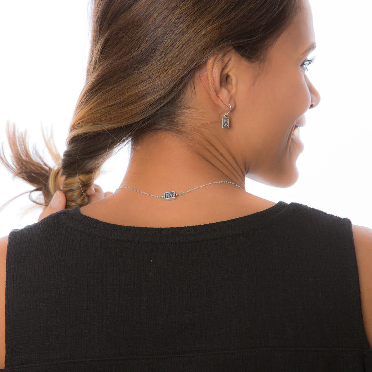 Garment of Grace Petite Scapular Necklace - Image 4