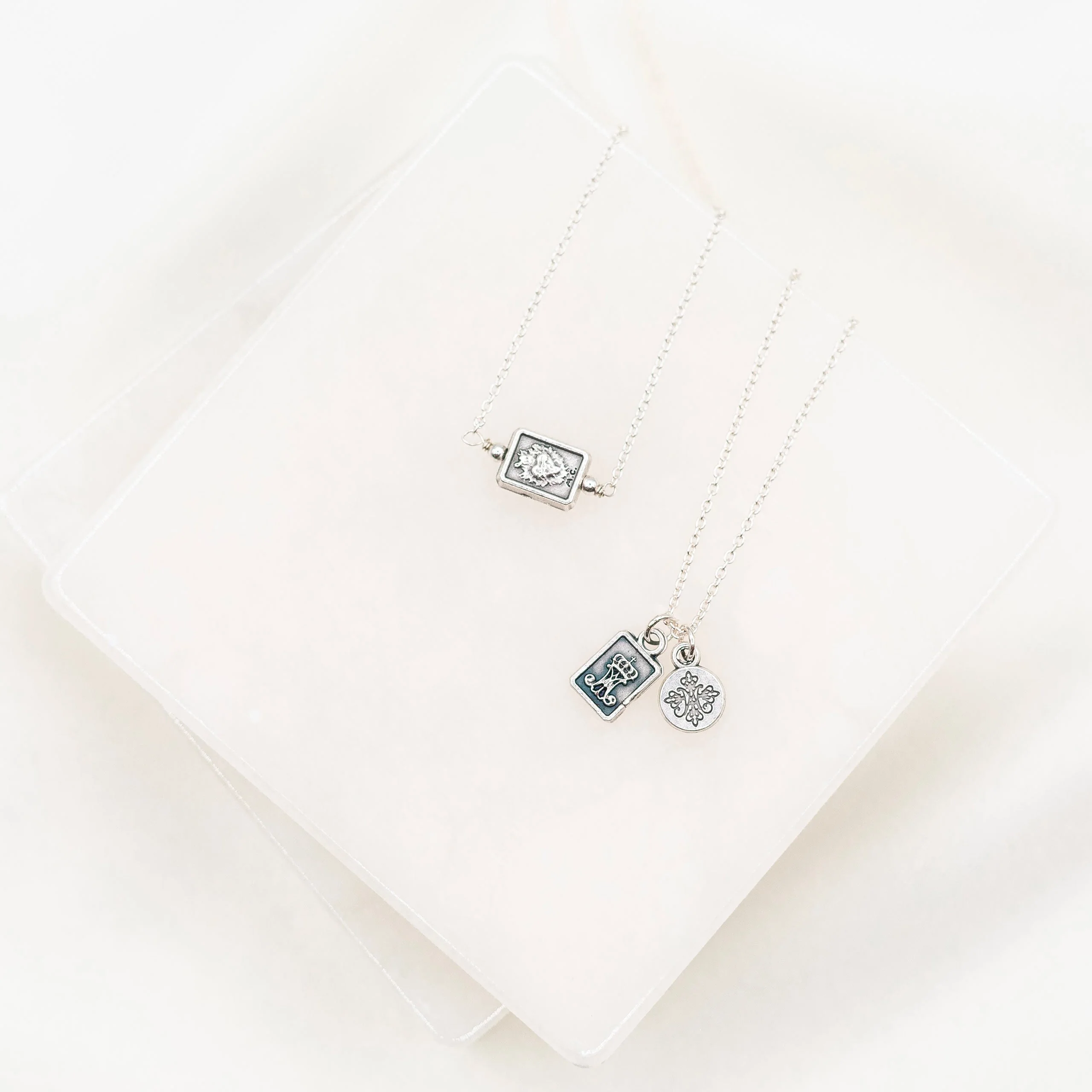 Garment of Grace Petite Scapular Necklace - Image 5